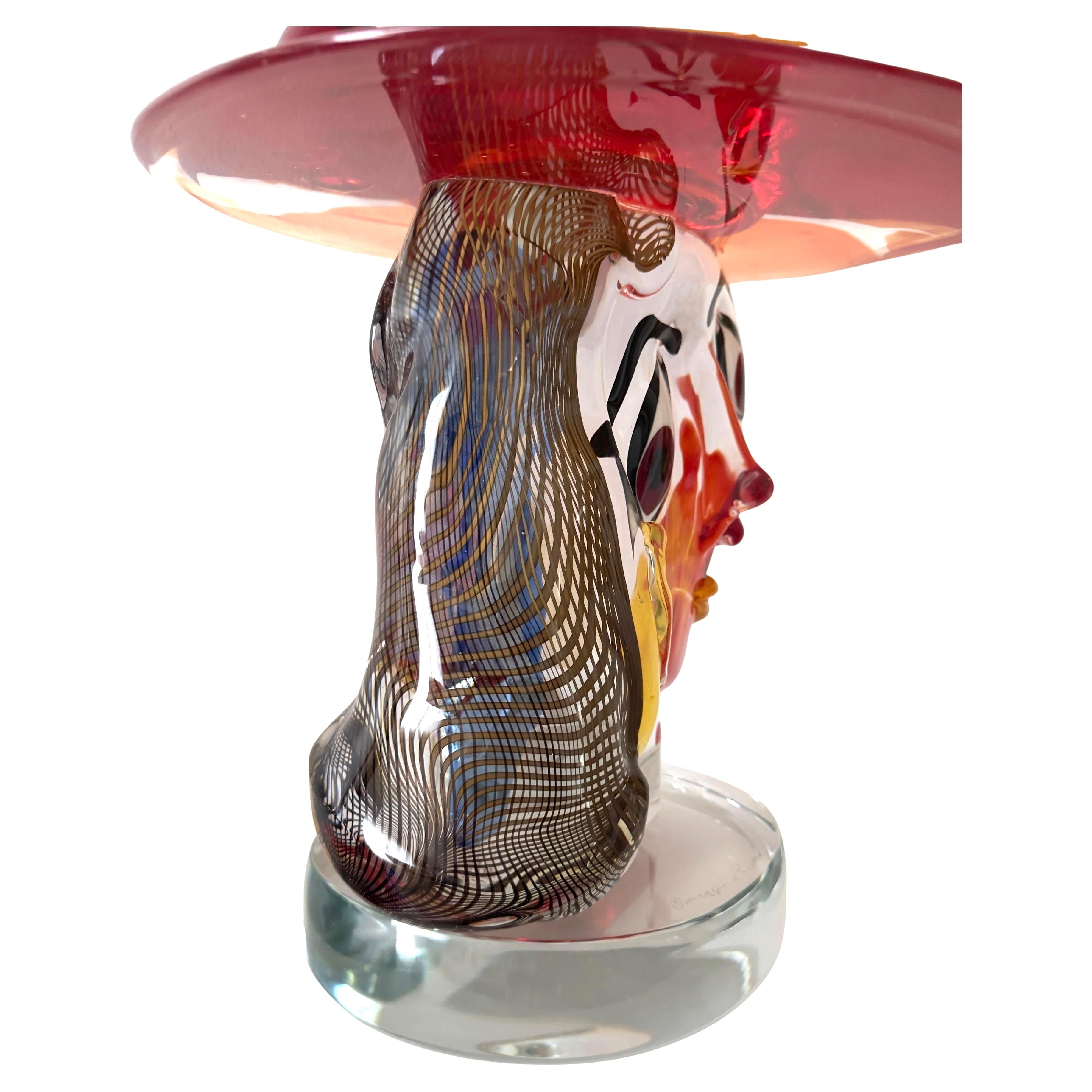 Omaggio To Picasso Murano Glass Sculpture For Sale 1