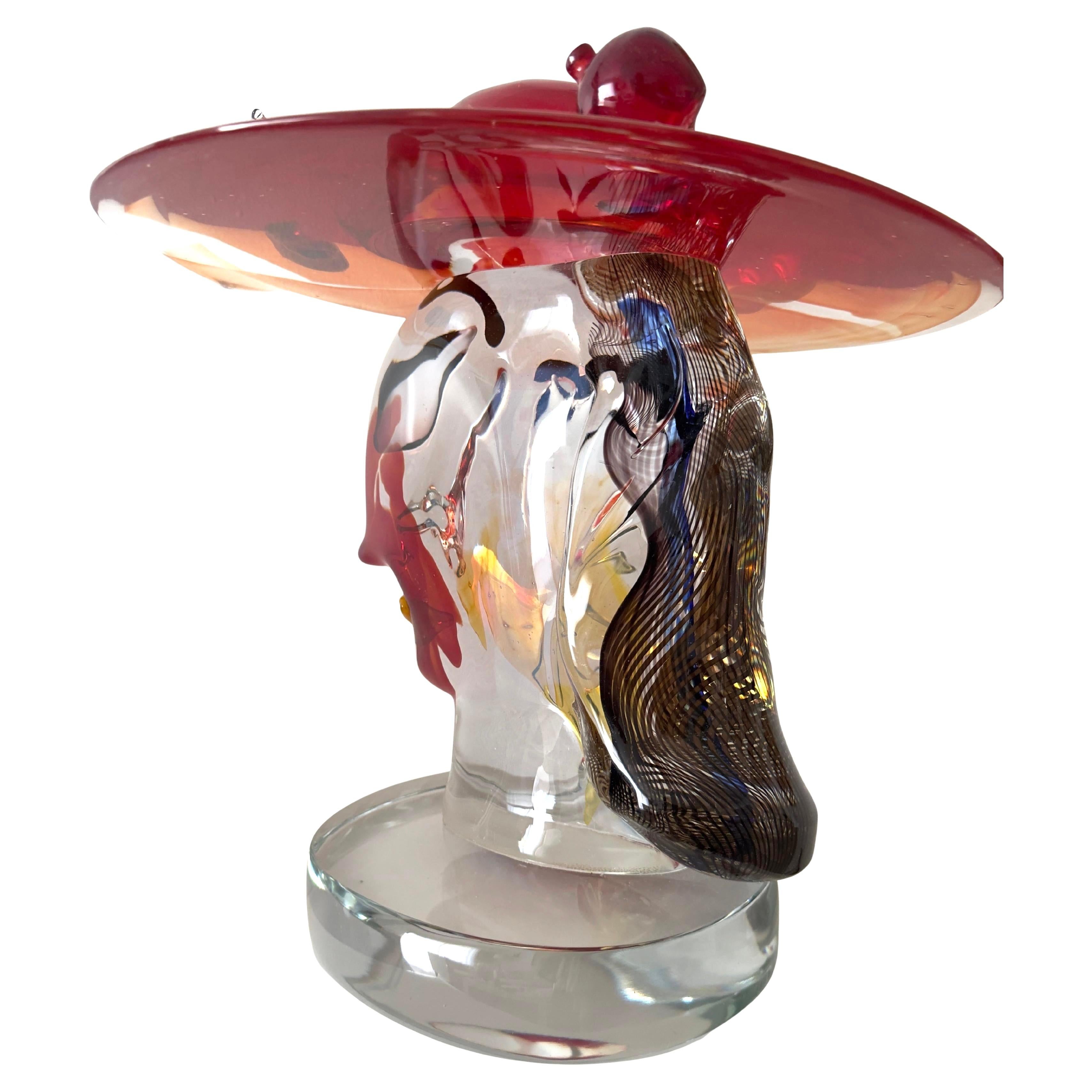 Omaggio To Picasso Murano Glass Sculpture For Sale 2