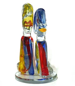 The Pair Homage to Picasso Glass Sculpture