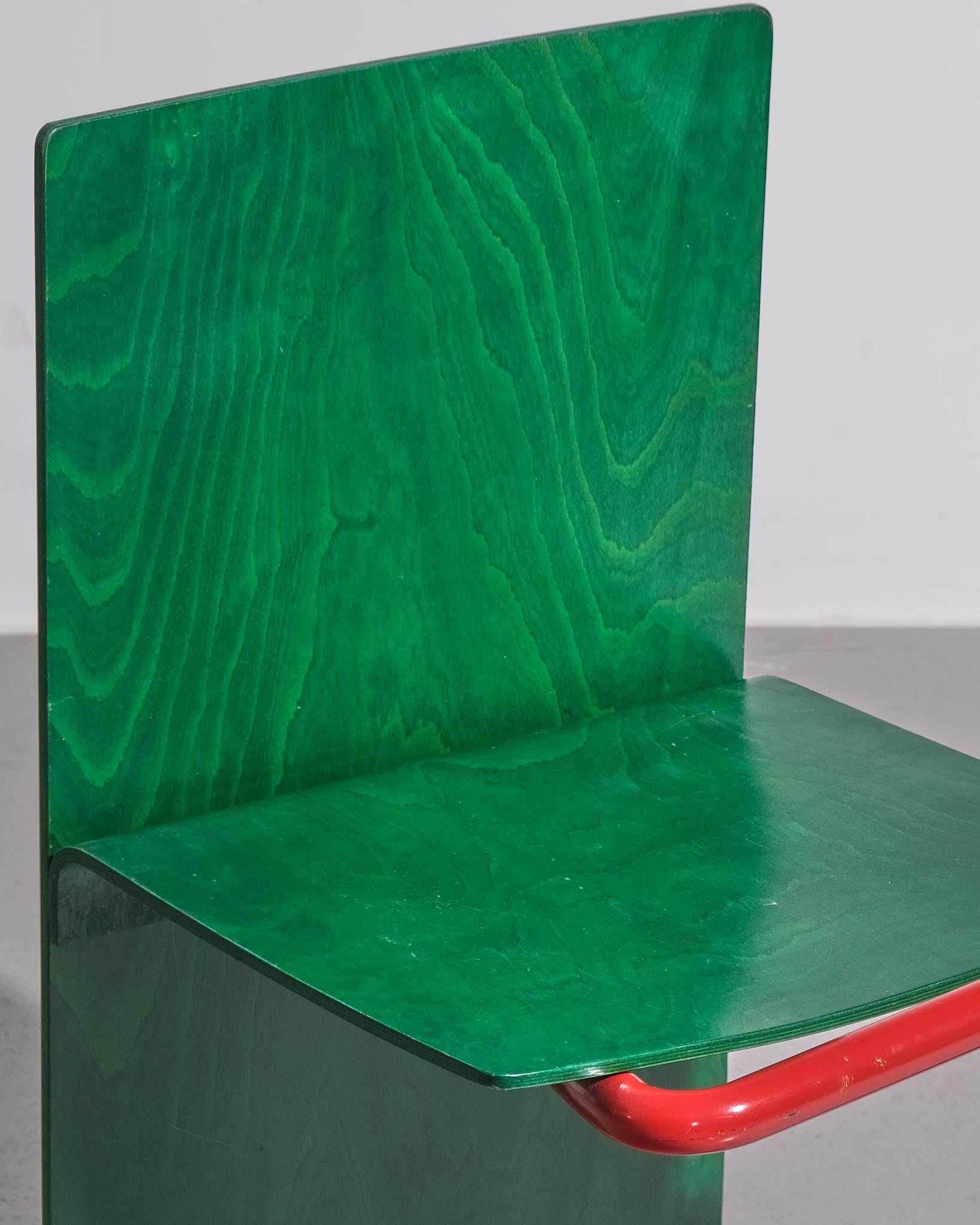 Swiss Walter Gerth Post Modern Joke Chair For Strässle Söhne 1986