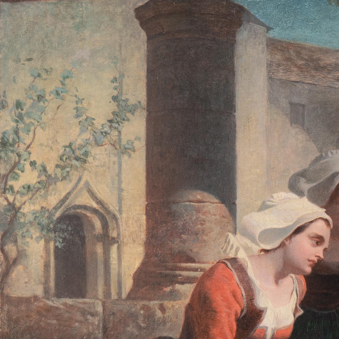 « Le Reliquaire », catholique, Londres, Royal Academy, RWS, Philadelphia Centennial en vente 8