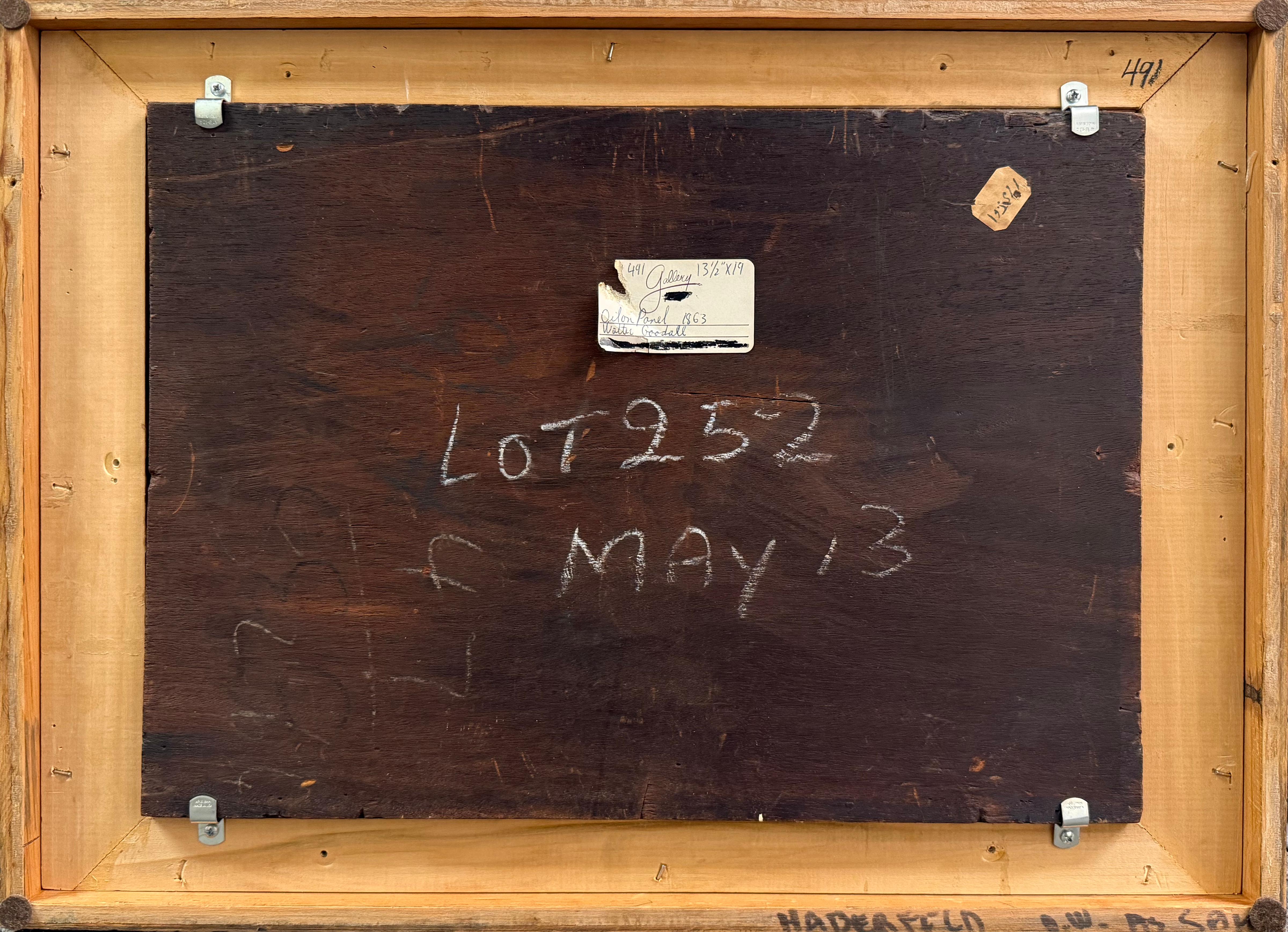 « Le Reliquaire », catholique, Londres, Royal Academy, RWS, Philadelphia Centennial en vente 10