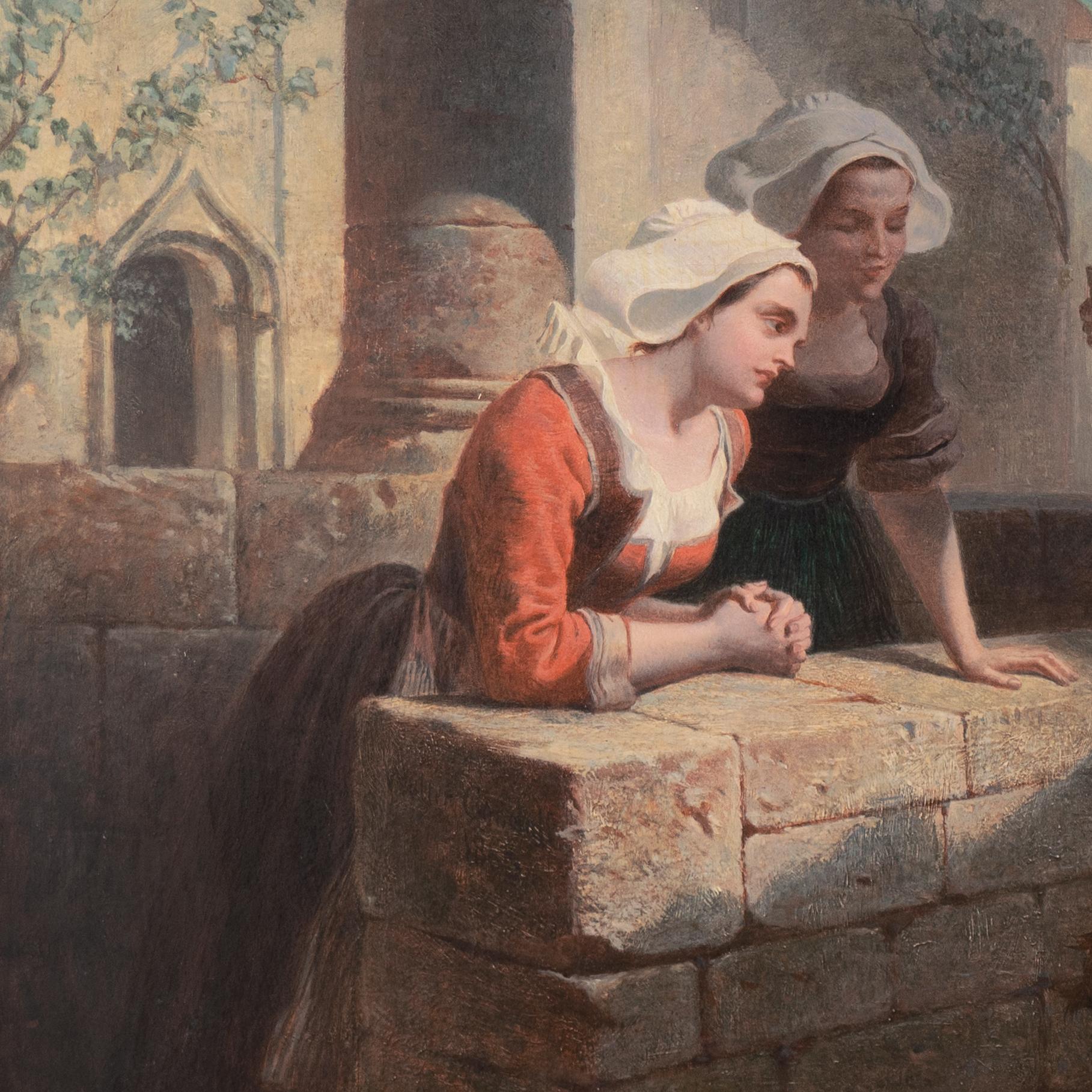 « Le Reliquaire », catholique, Londres, Royal Academy, RWS, Philadelphia Centennial en vente 2