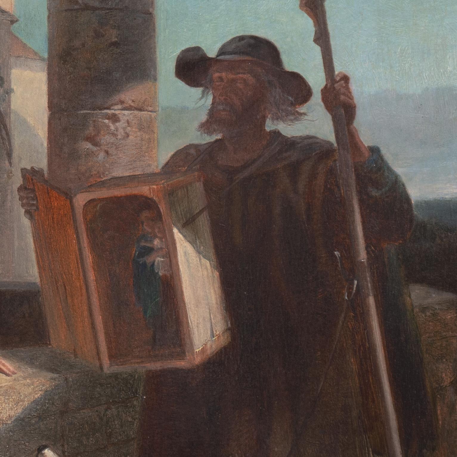 « Le Reliquaire », catholique, Londres, Royal Academy, RWS, Philadelphia Centennial en vente 4
