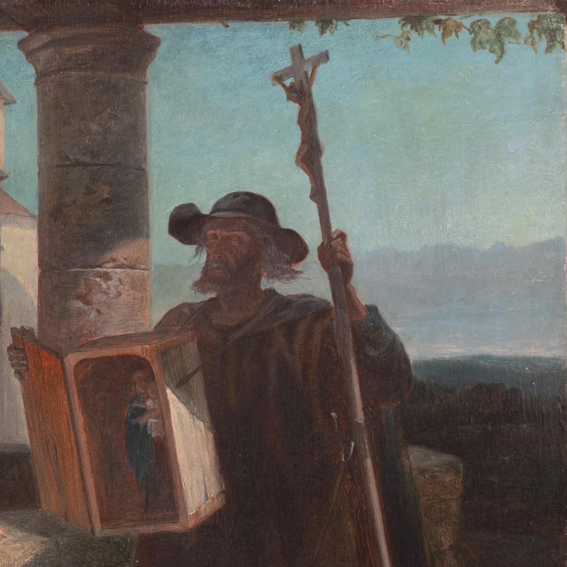 « Le Reliquaire », catholique, Londres, Royal Academy, RWS, Philadelphia Centennial en vente 5