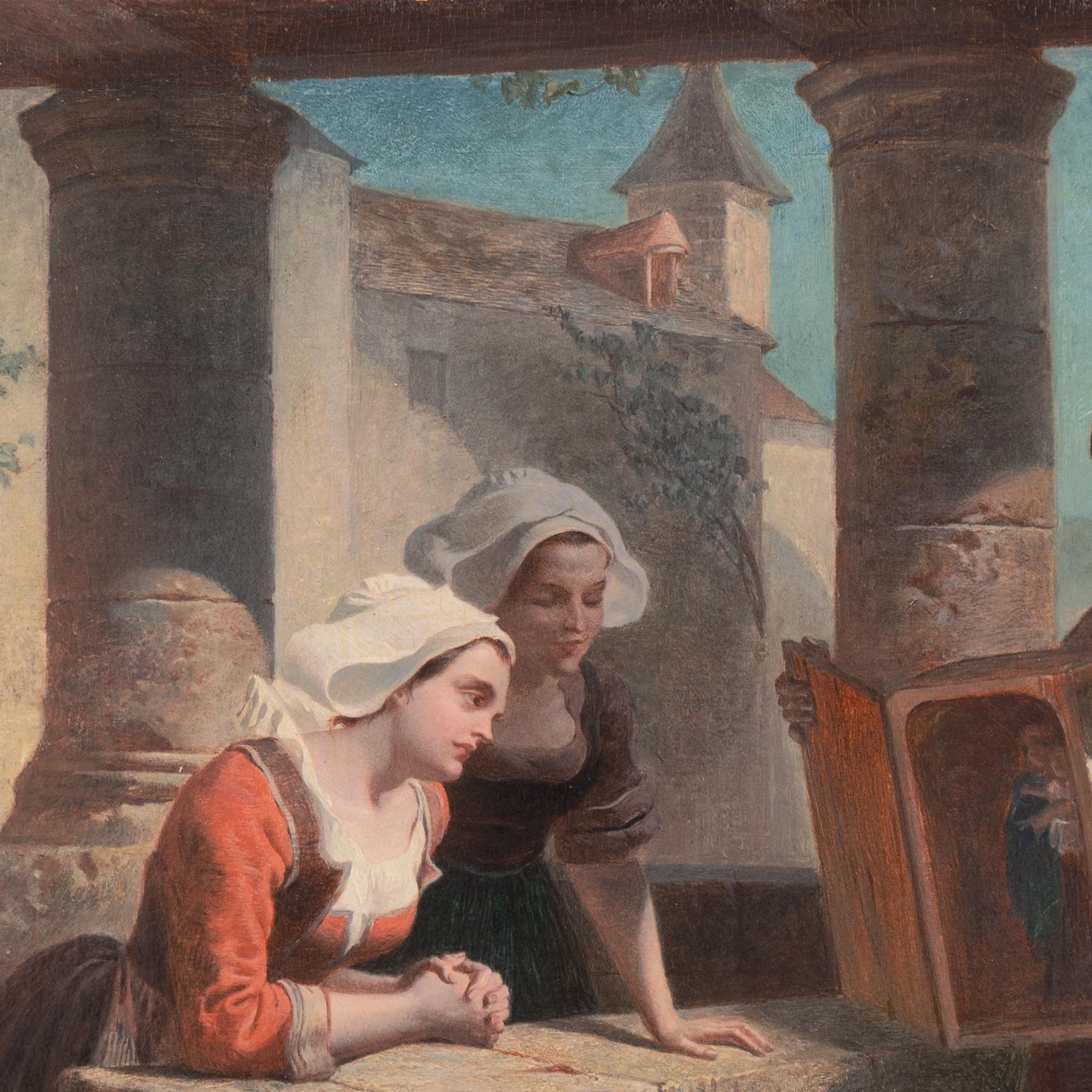 « Le Reliquaire », catholique, Londres, Royal Academy, RWS, Philadelphia Centennial en vente 7