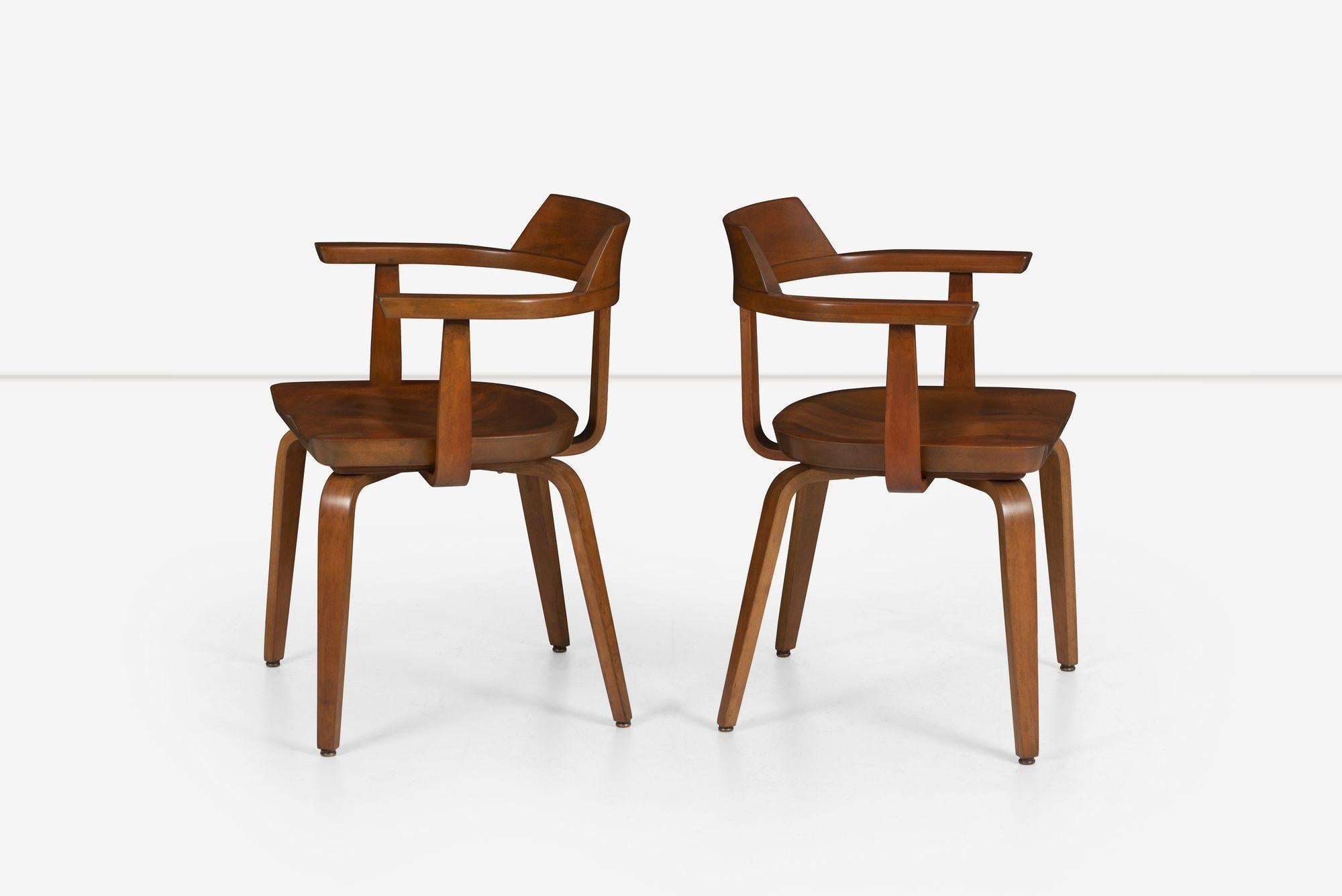 Milieu du XXe siècle Ensemble de huit fauteuils Walter Gropius pour Thonet, 1951 en vente