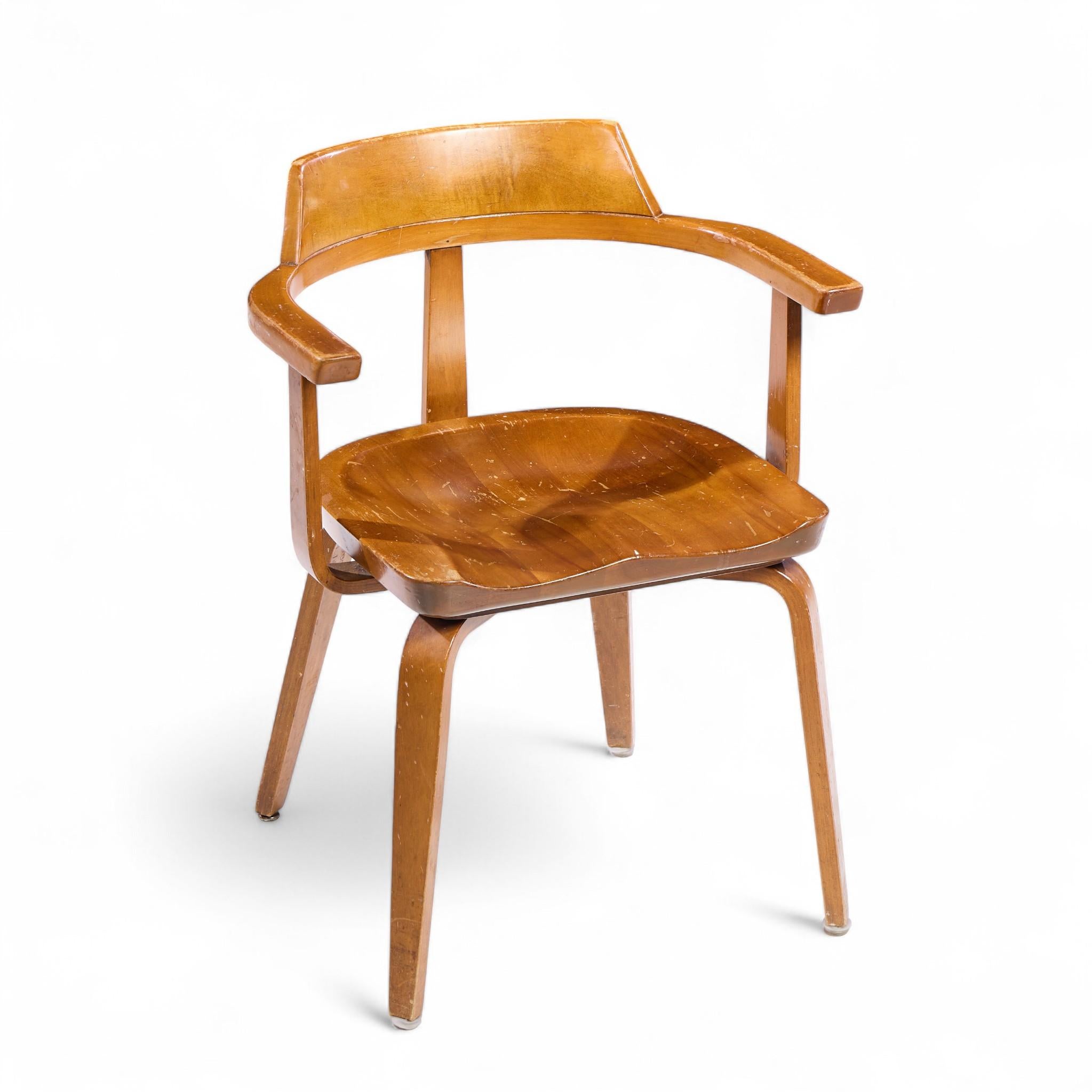 Walter Gropius W199 Bauhaus for Thonet Mid Century Bentwood Chairs - Set of 6 en vente 5