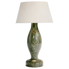 Walter Gustafsson, Table Lamp, Marble, Sweden, 1974