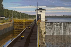ERIE CANAL, LOCK #7 - Waterscape / Industrial / Realism / New York State