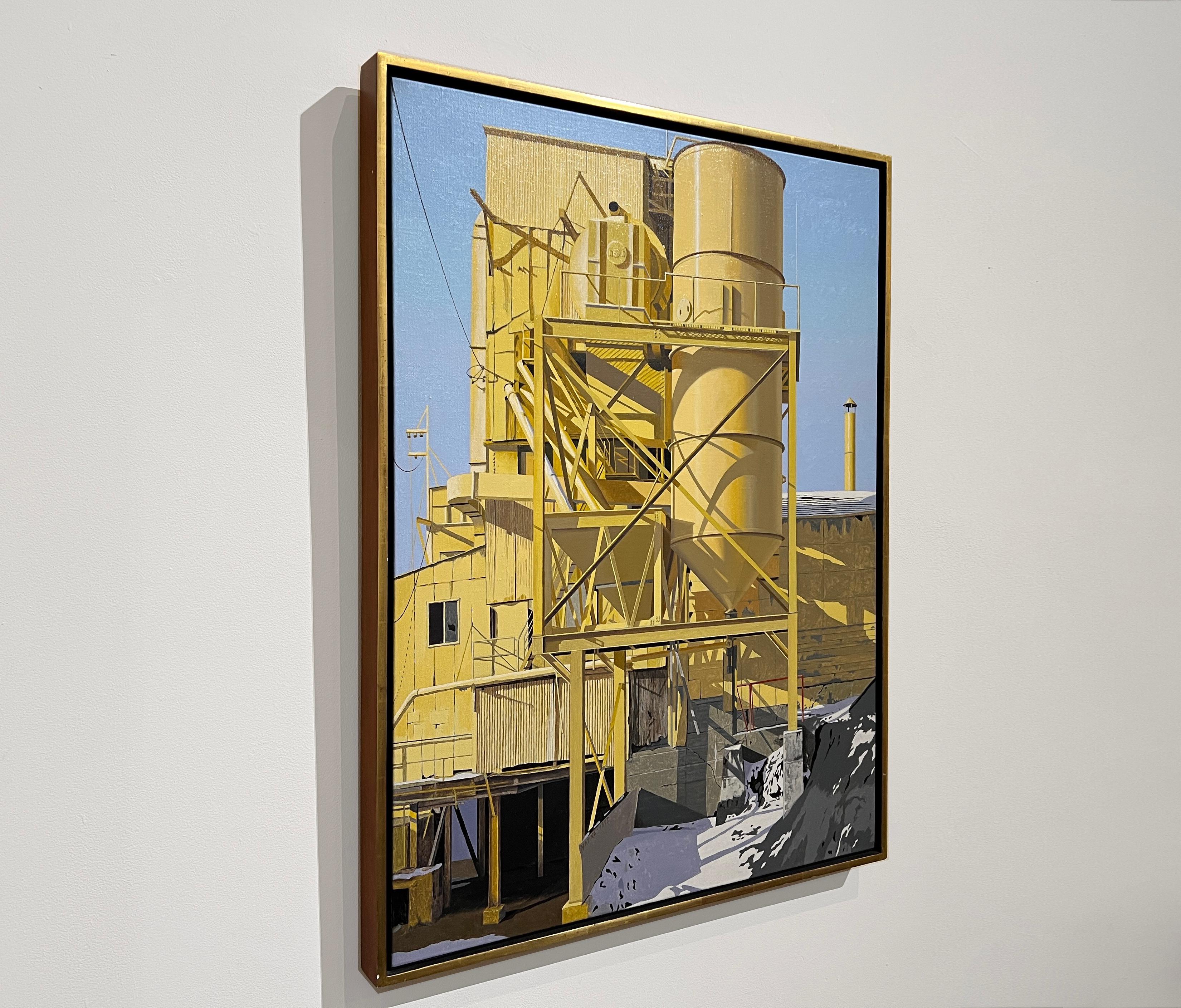 FUTURE - Industriale / Paesaggio urbano / Realismo / Giallo - Painting Contemporaneo di Walter Hatke