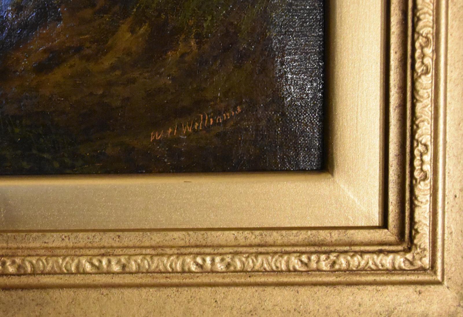 Pittura a olio di Walter Heath Williams 