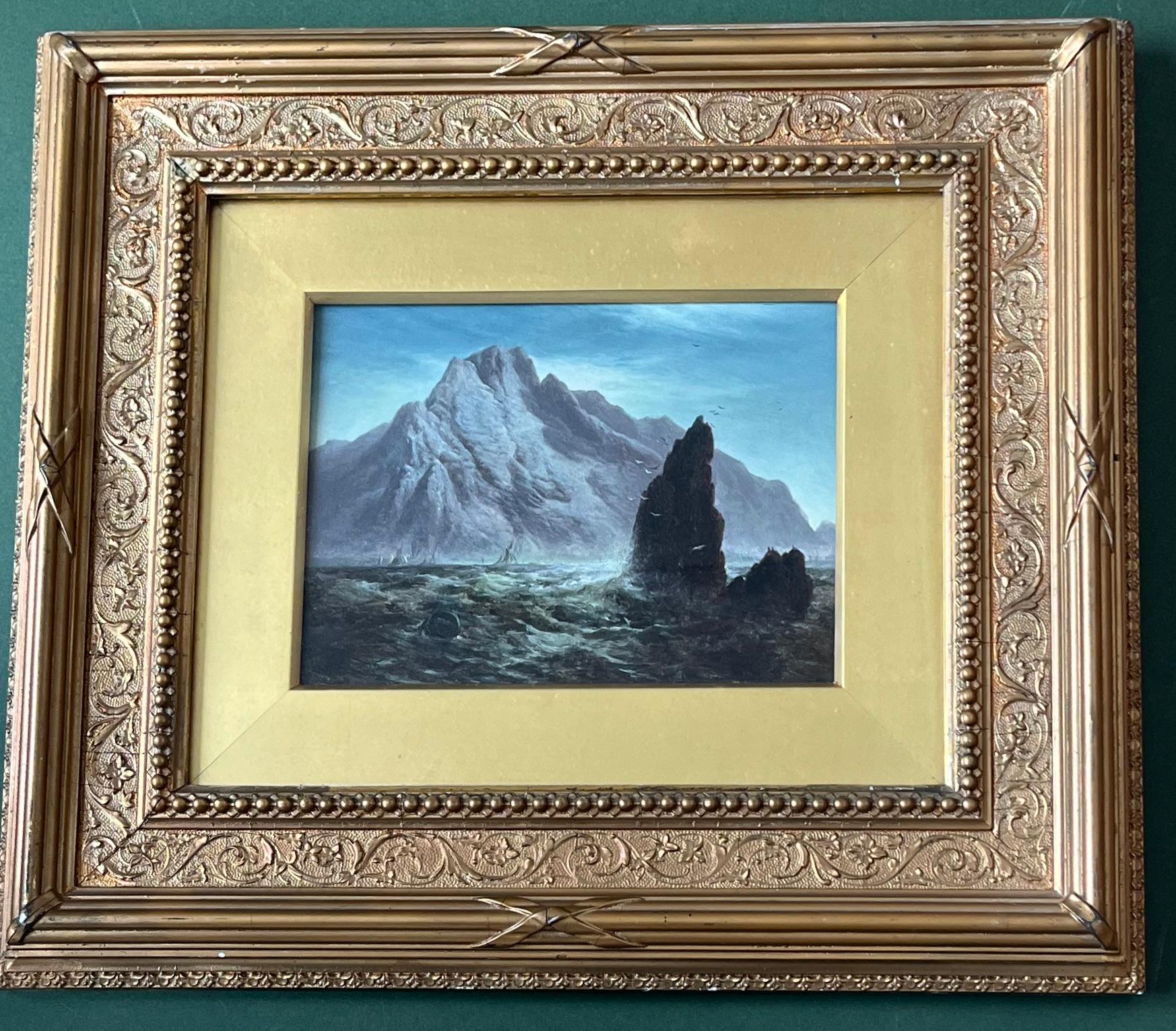 Walter Heath Williams, viktorianische, gebirgige Küstenlandschaft im Angebot 12