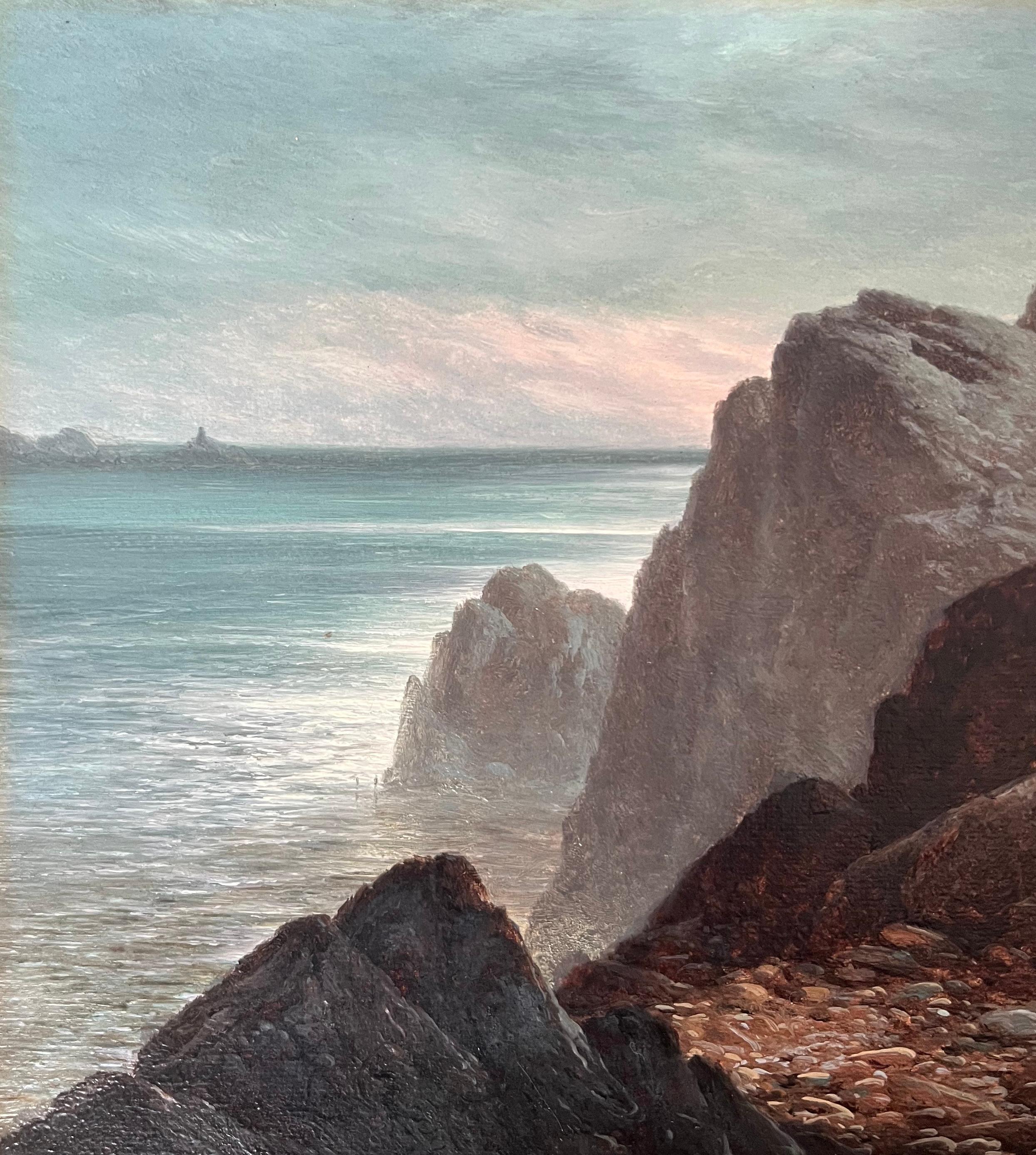 Walter Heath Williams, viktorianische, gebirgige Küstenlandschaft im Angebot 4