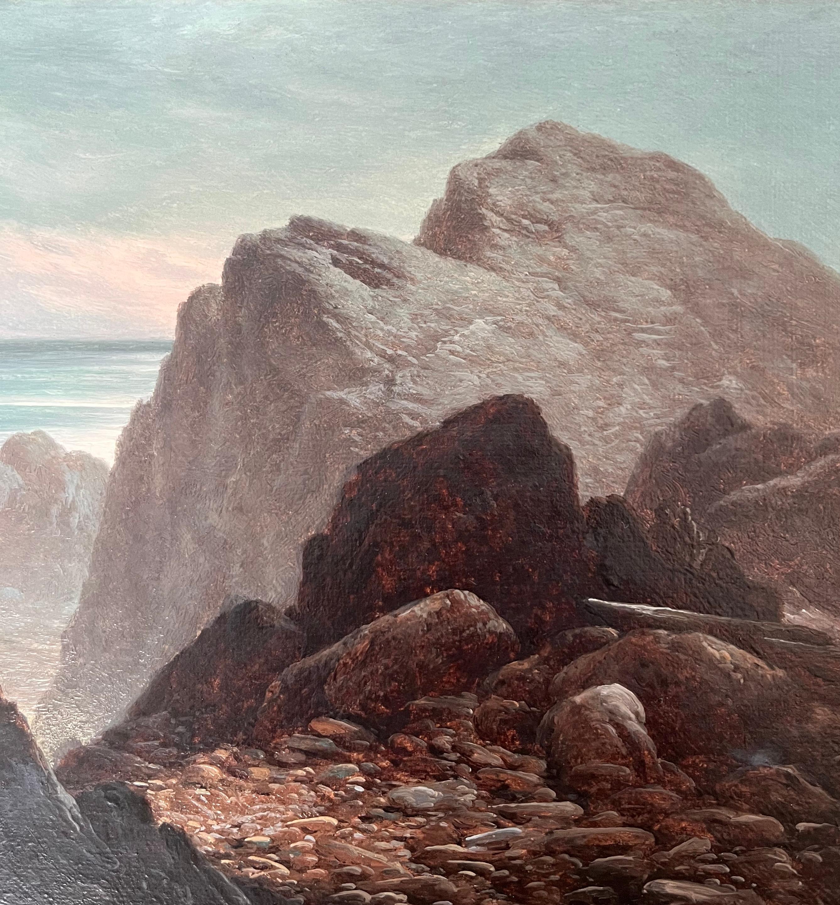 Walter Heath Williams, viktorianische, gebirgige Küstenlandschaft im Angebot 5