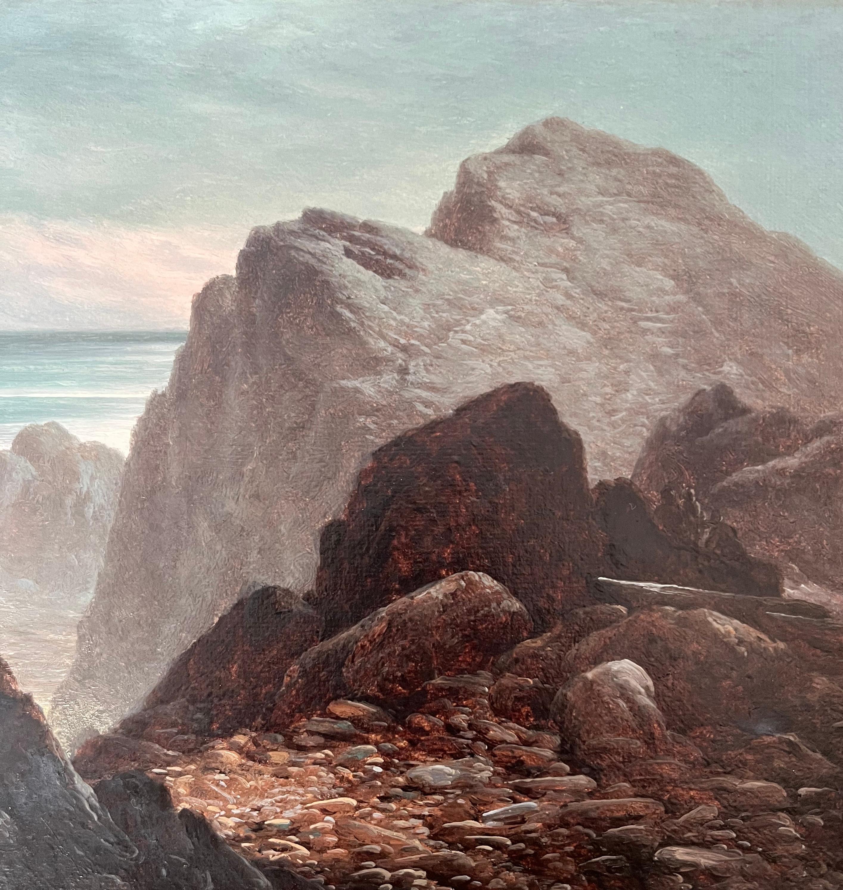 Walter Heath Williams, viktorianische, gebirgige Küstenlandschaft im Angebot 6