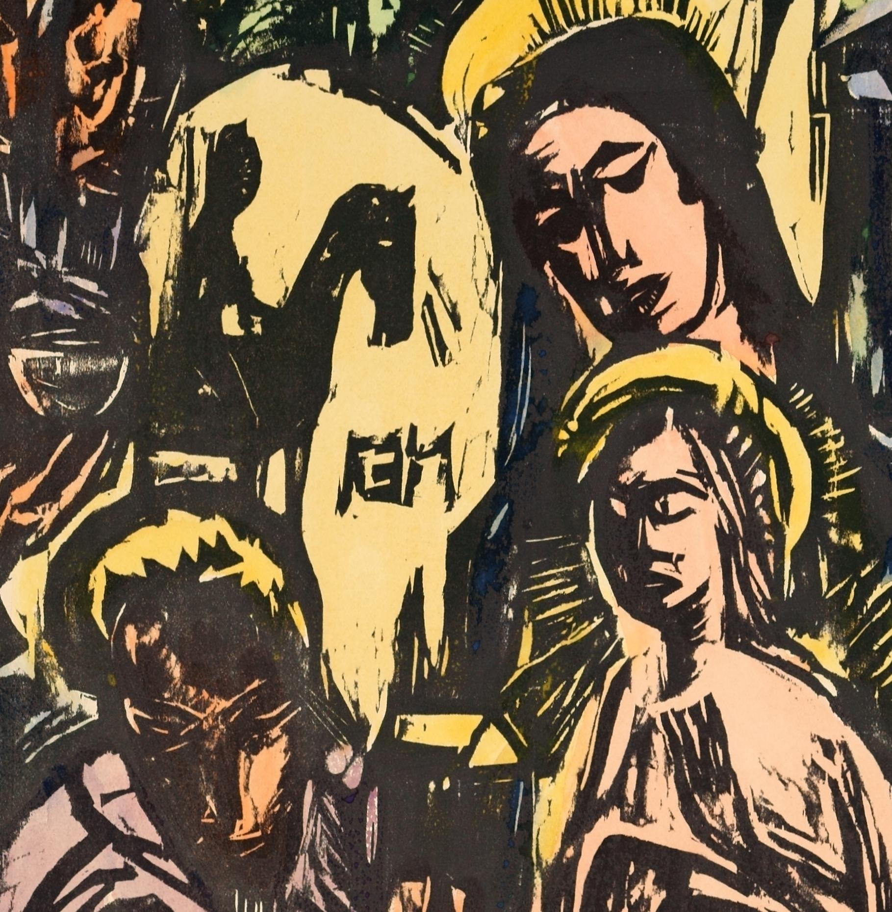 L'adorazione dei Magi / - Il cavaliere del sole - Print di Walter Helbig