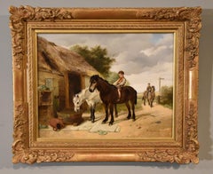 Oil Painting by Walter Hunt  "Home from Pasture"