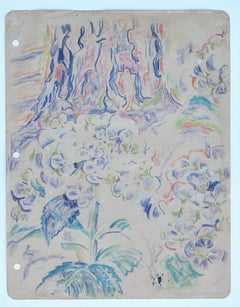 "Hydrangeas, " Walter Inglis Anderson, Mississippi Southern Illustrator, Flowers