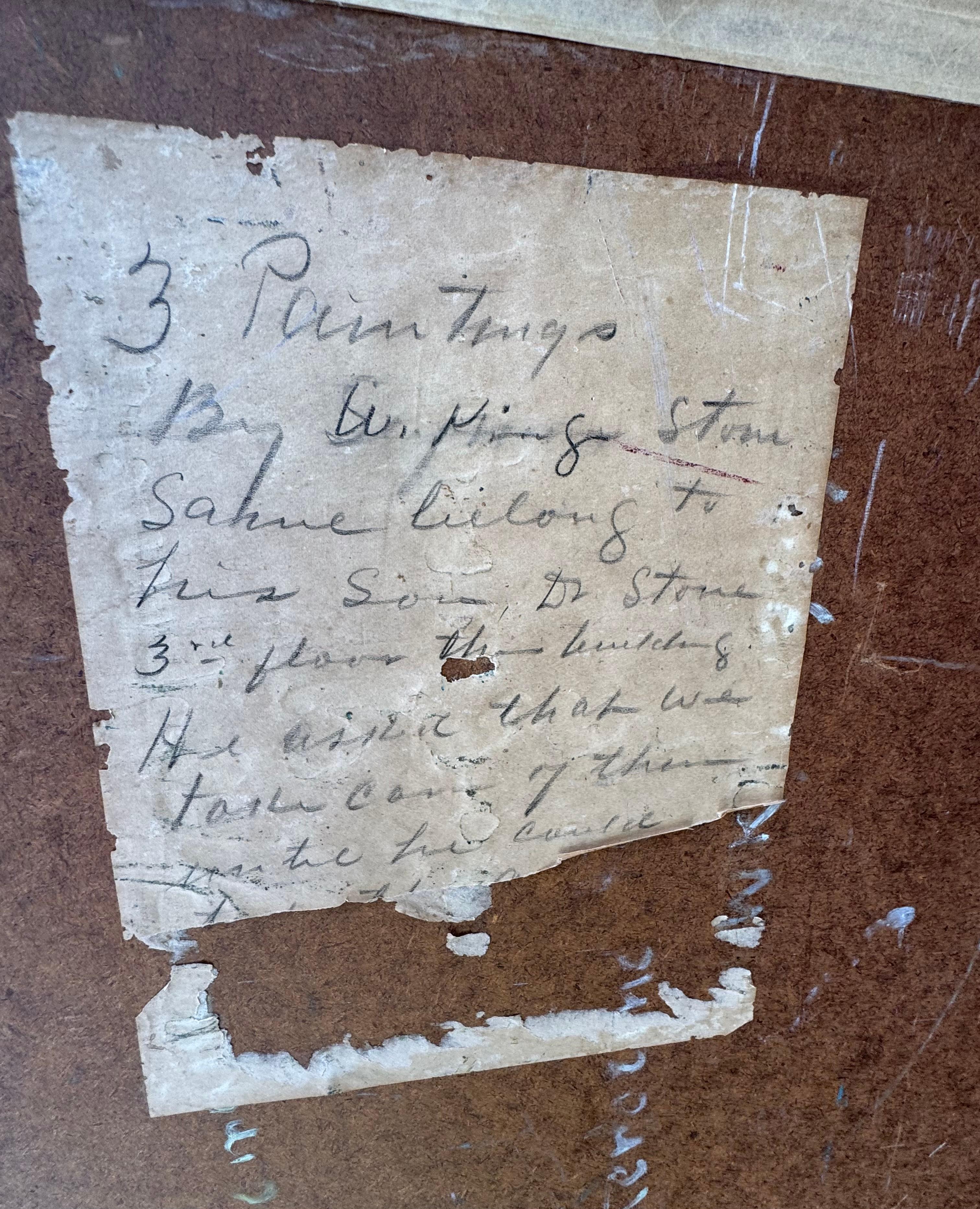 UPSTATE NEW YORK Expansive Valley Landscape w/ Roadway oil painting en venta 2