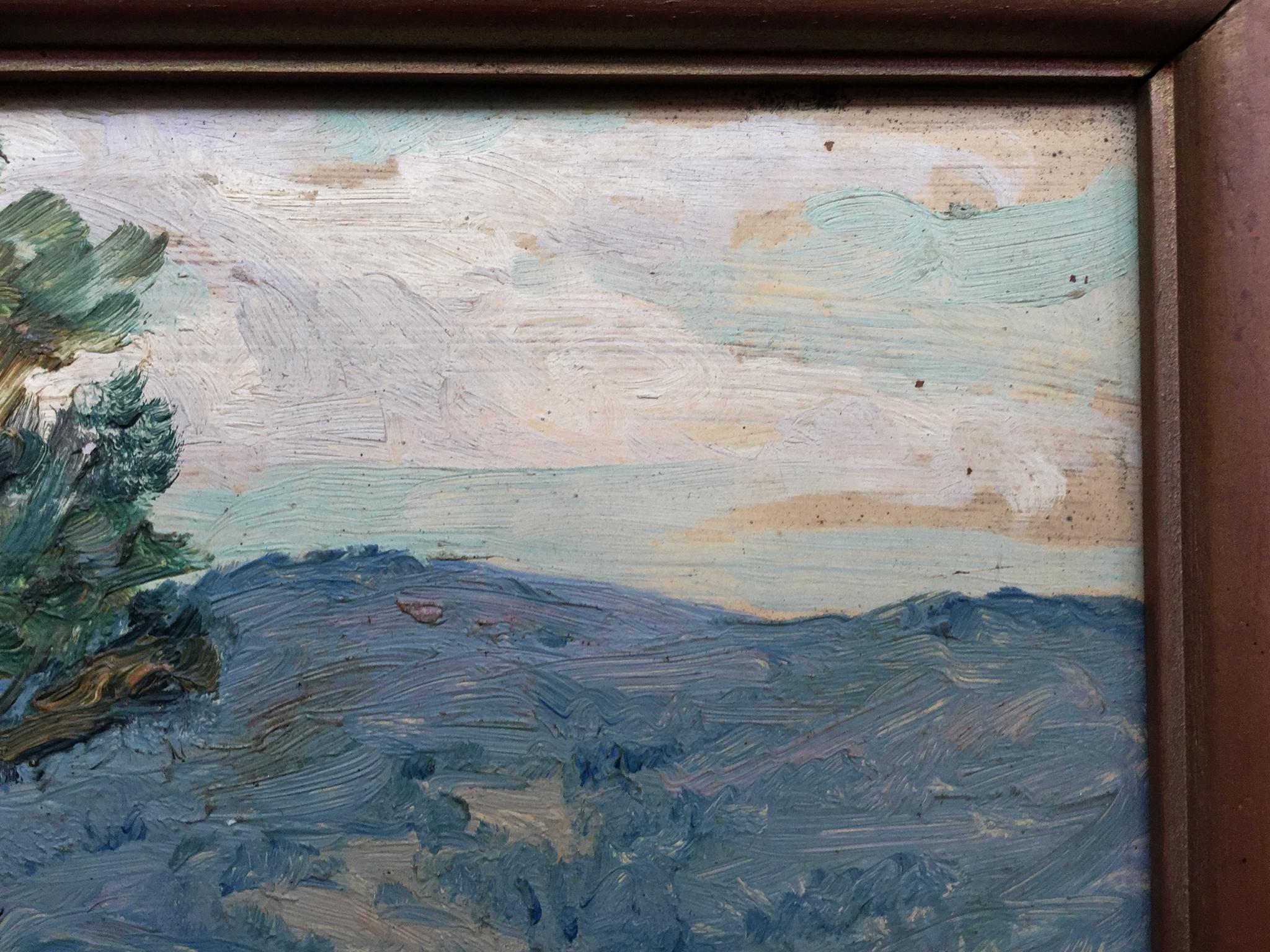 Walter King Stone Landscape Painting In Good Condition In New York, NY