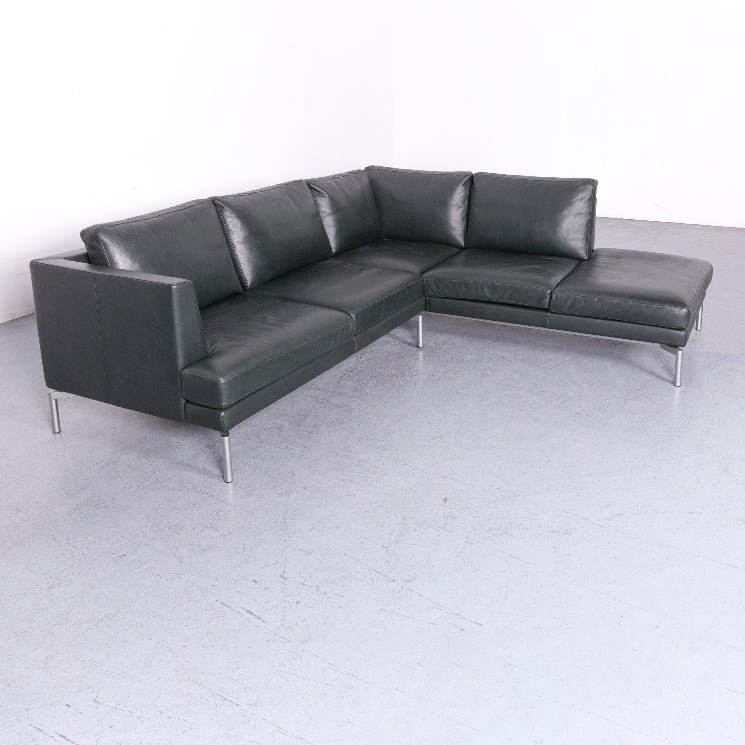 We bring to you a Walter Knoll designer leather sofa green corner couch.

































 