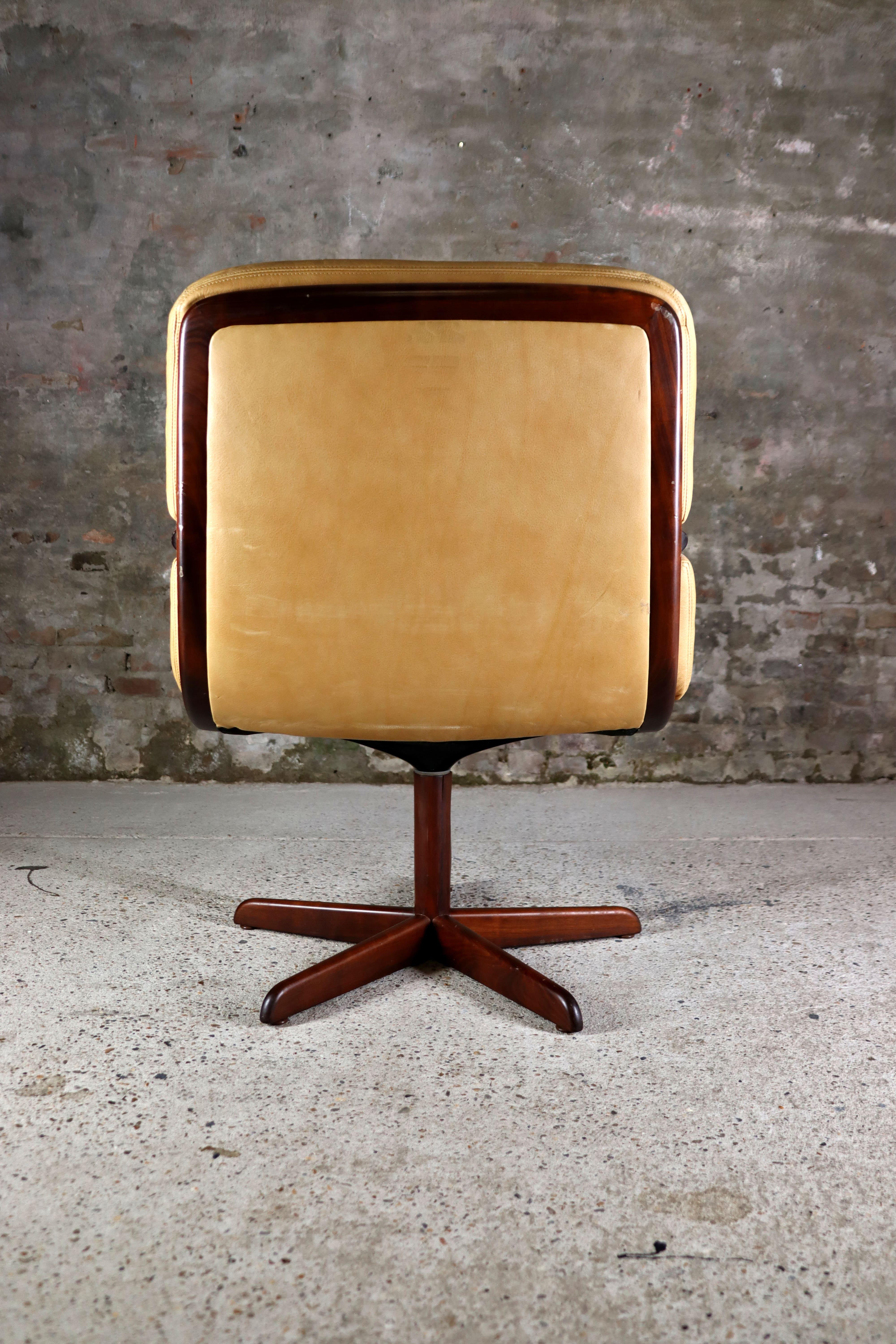 Walter Knoll – Don chair – Set of 2 – Bernd Münzebrock – 1970s For Sale 7