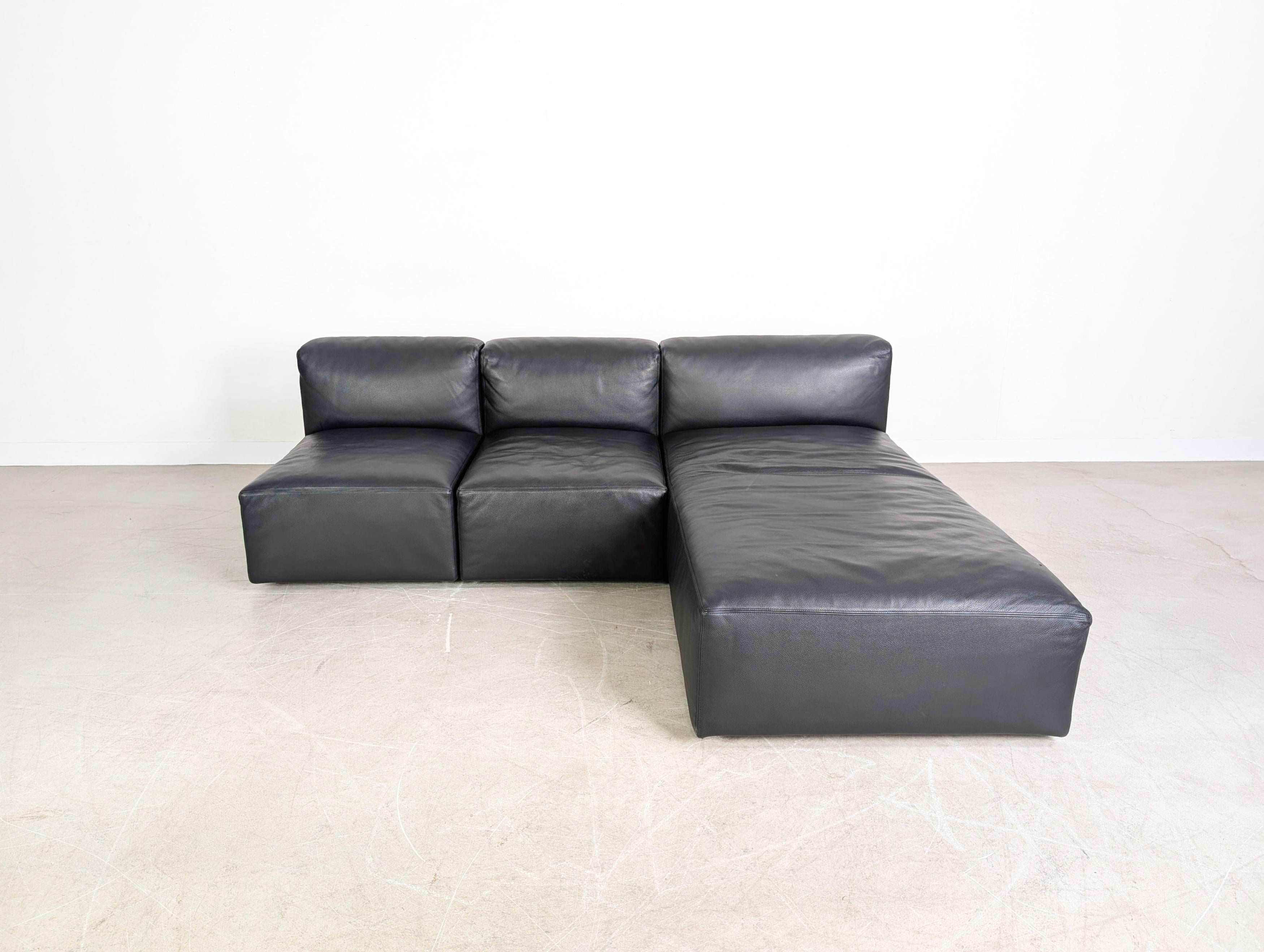 Walter Knoll Ecksofa Modul Couch Living Landscape 730 Leder Posmoderno en venta