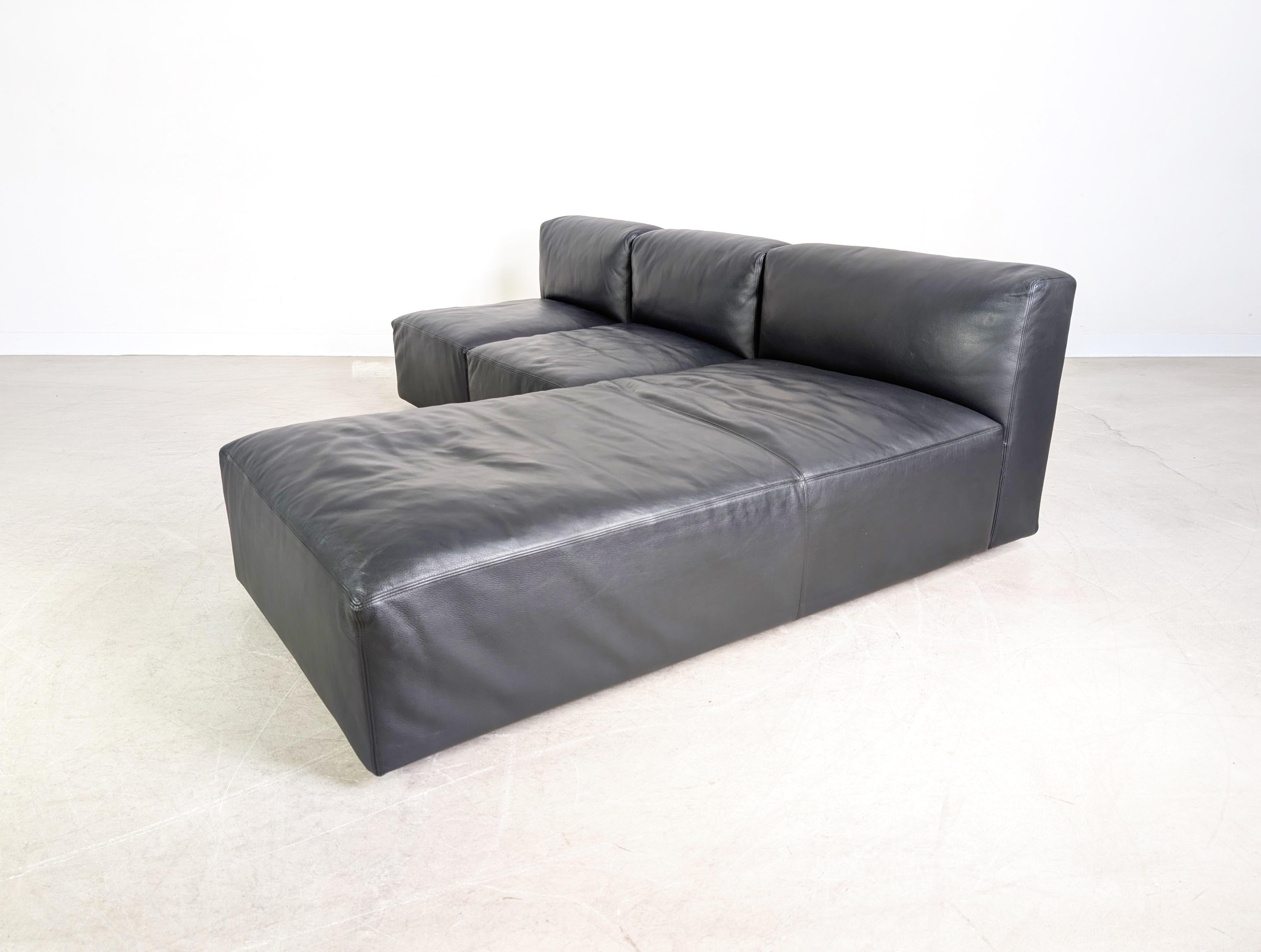 Walter Knoll Ecksofa Modul Couch Living Landscape 730 Leder Alemán en venta