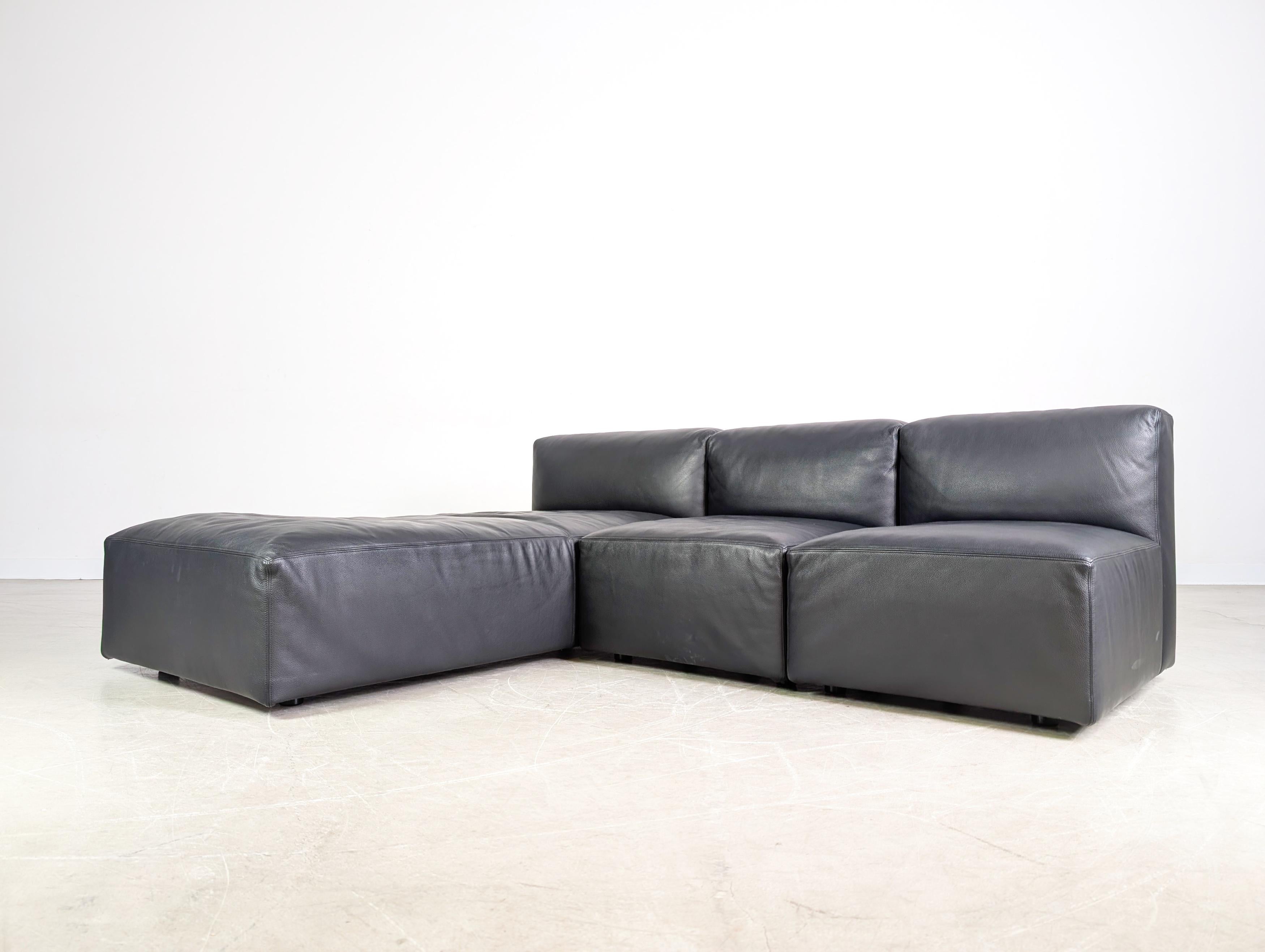 Walter Knoll Ecksofa Modul Couch Living Landscape 730 Leder Cuero en venta