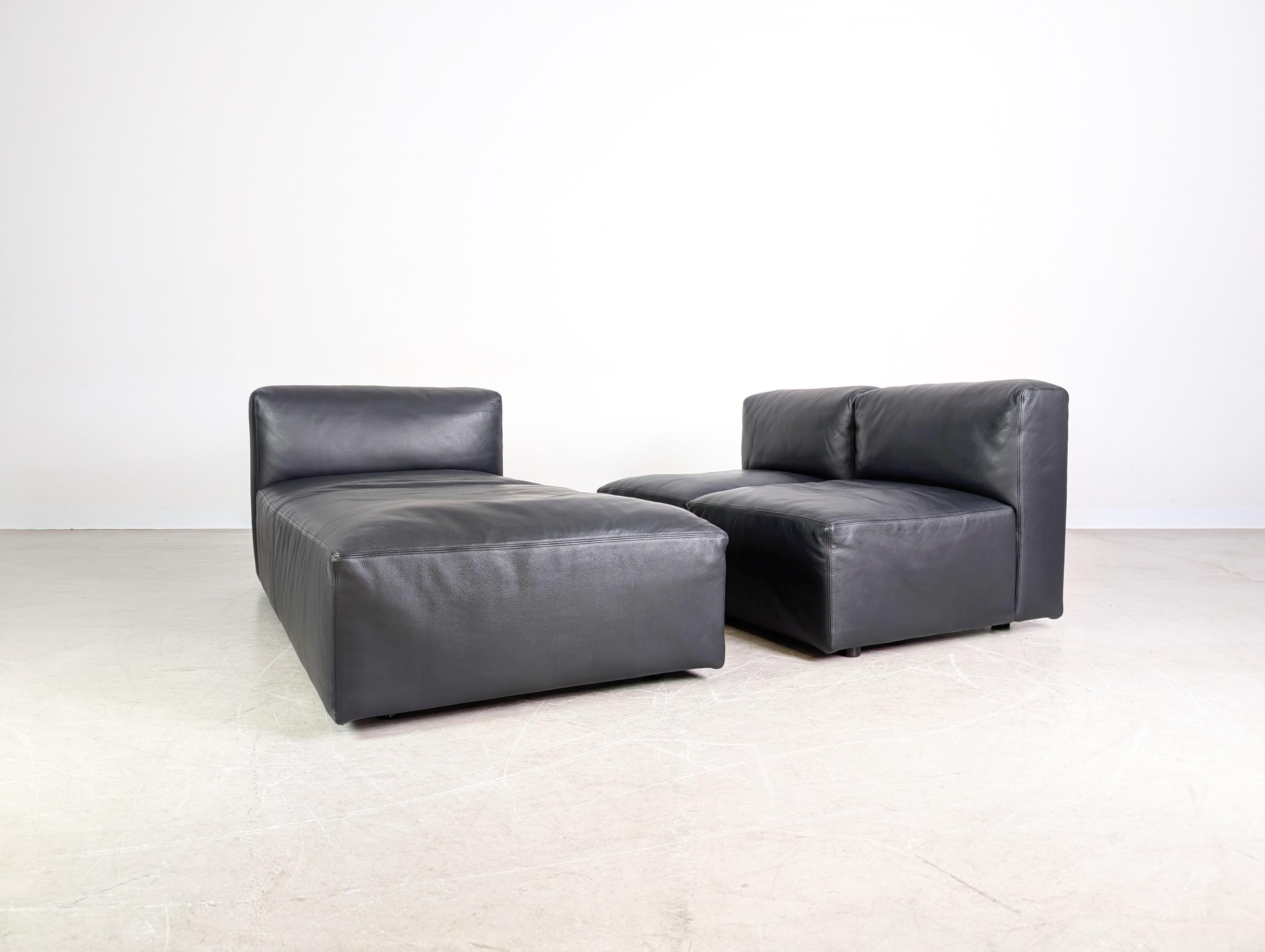Walter Knoll Ecksofa Modul Couch Living Landscape 730 Leder en venta 2
