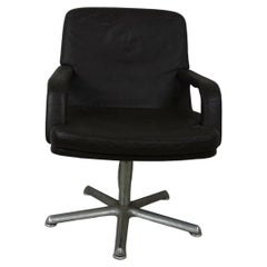 Walter Knoll Executive Designer Swivel Chair in Premium Chocolate Leather