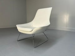 Walter Knoll: Sessel „Flow“ aus weißem Leder