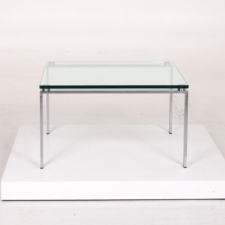 Walter Knoll Foster 500 Glass Metal Coffee Table For Sale at 1stDibs