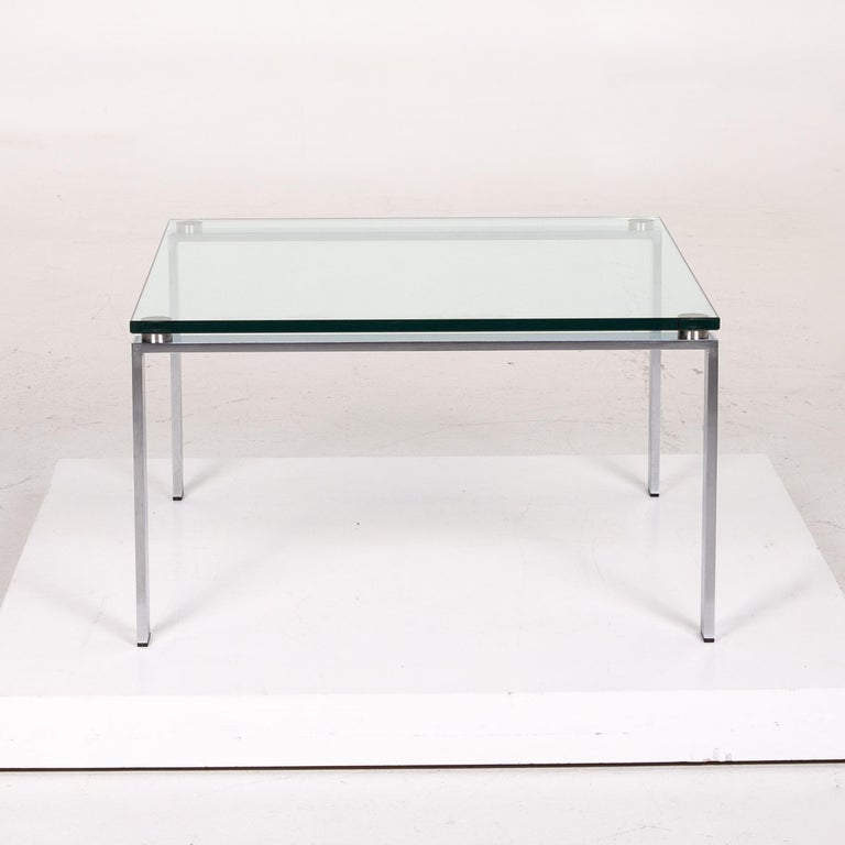 Walter Knoll Foster 500 Glass Metal Coffee Table For Sale at 1stDibs