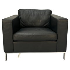 Walter Knoll "FOSTER 503.10" Sessel in BLACk Leder