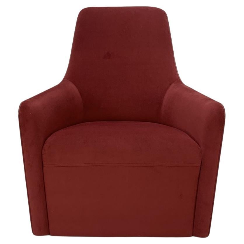 Walter Knoll "Flow 21010" Armchairs in Grey Leather by PearsonLloyd