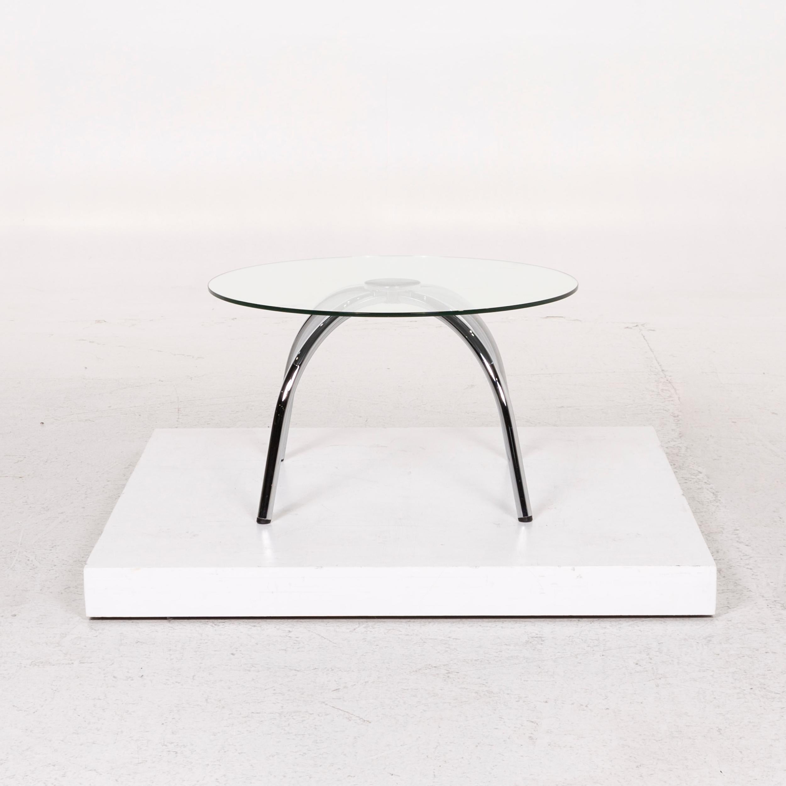 Walter Knoll Glas Couchtisch Rund (Moderne)