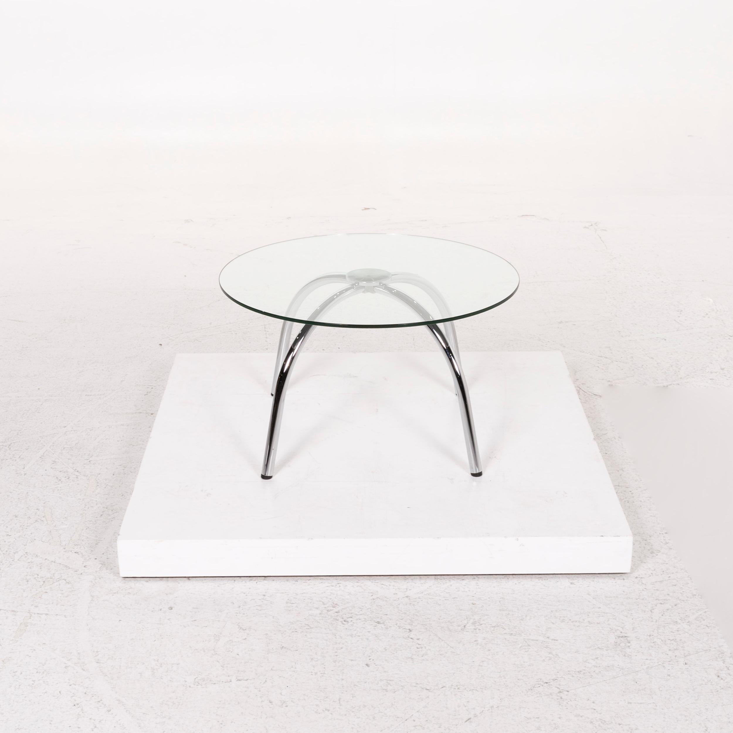 Walter Knoll Glas Couchtisch Rund (Deutsch)