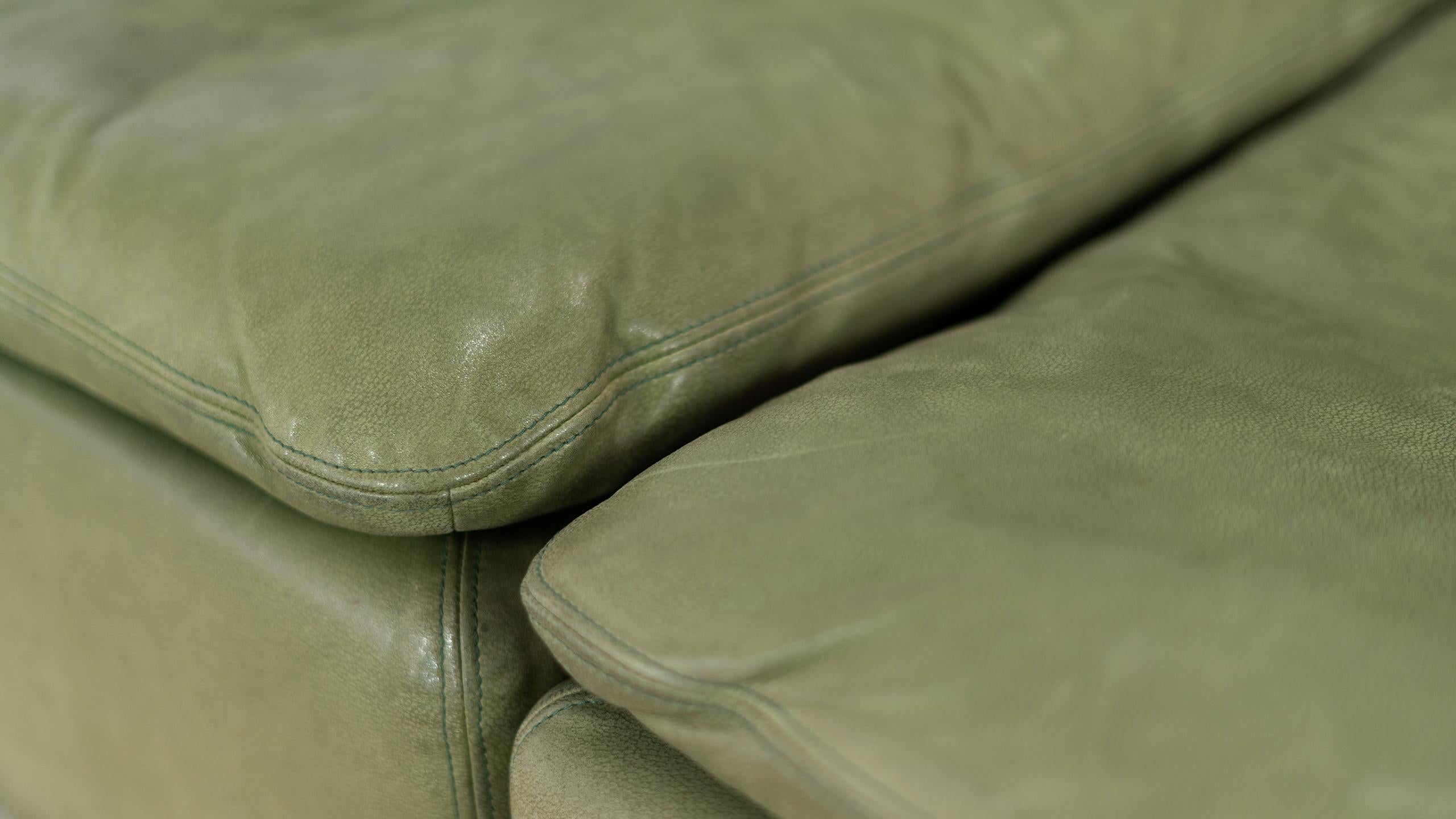 Walter Knoll, Hollywood Lounge 4 Seater Sectional Sofa, 1972 for Knoll, Olive 10