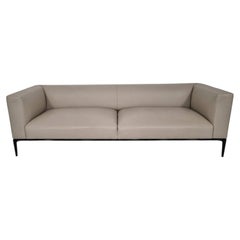 Walter Knoll Jaan Grande Sofa by EOOS in Premium Mocha Pelle Leather