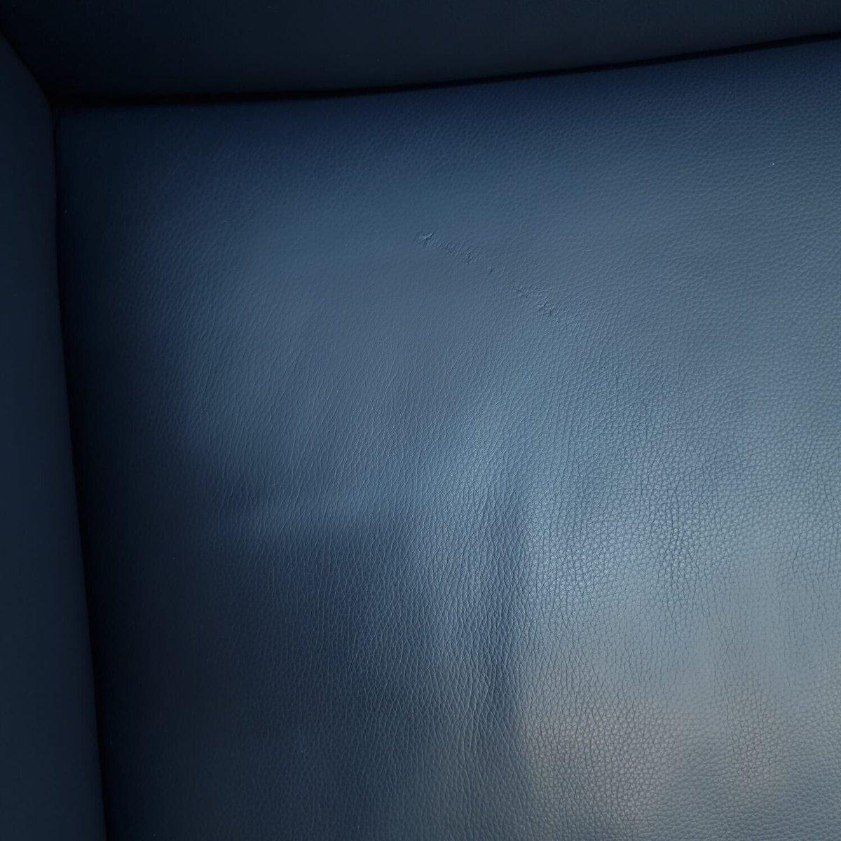 Walter Knoll Jaan Living Sofa Ledersofa Blau Wohnzimmer 2
