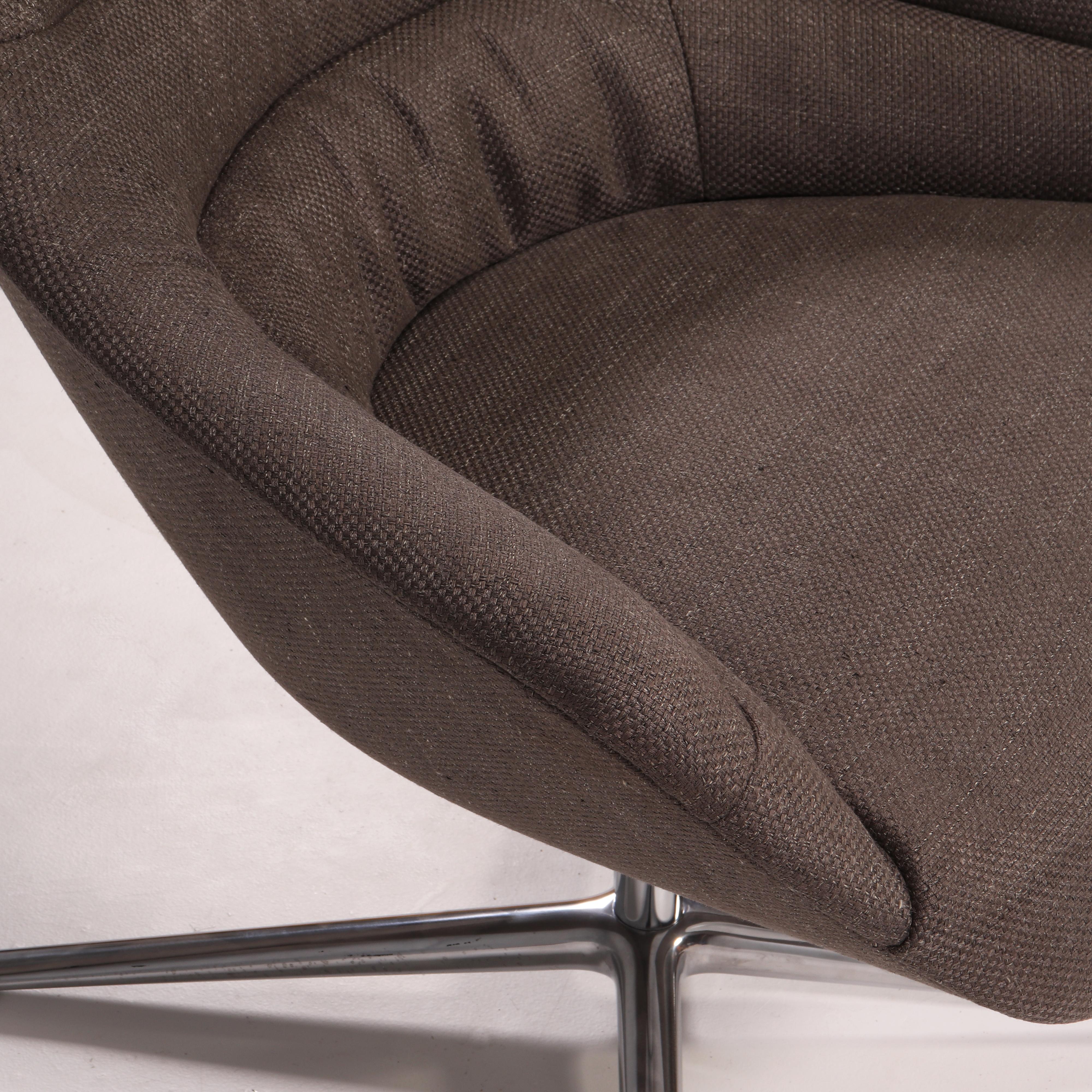 Fabric  Walter Knoll 'Kyo' by Pearson Lloyd Upholstered Grey Armchair 