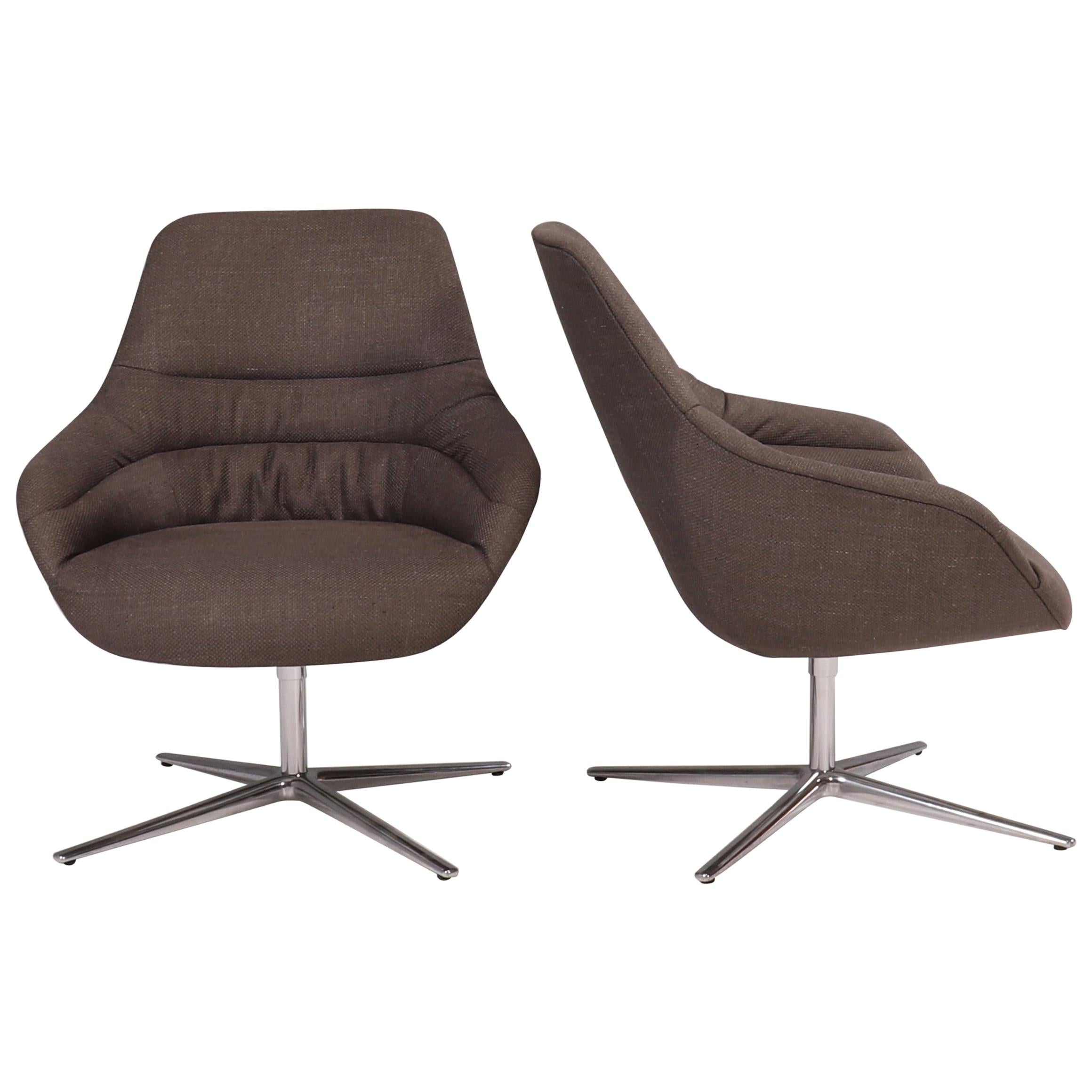 Walter Knoll 'Kyo' Upholstered Lounge Chairs by PearsonLloyd, Set of 2 For Sale