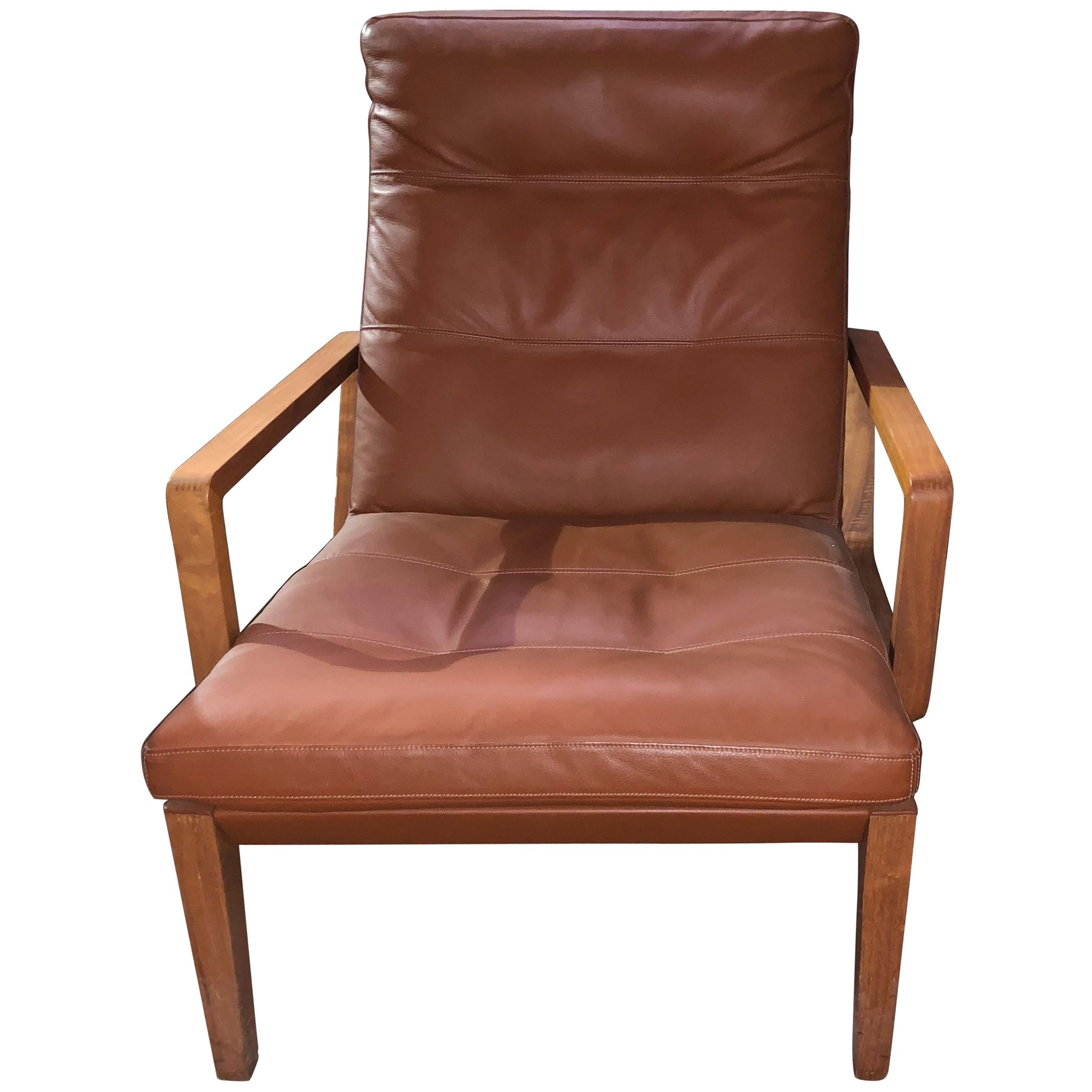 Walter Knoll Leather Andoo Armchair