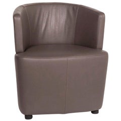 Walter Knoll Leather Armchair Brown