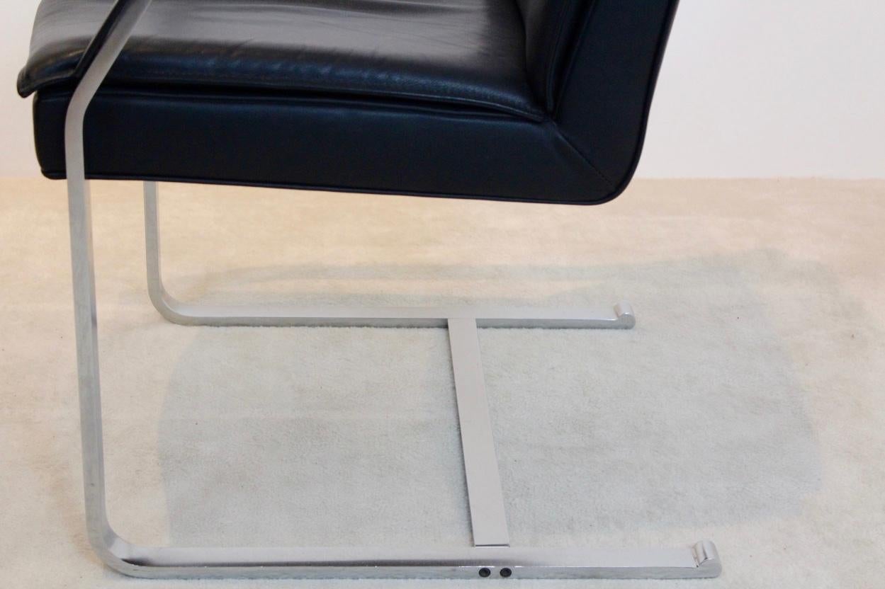 Walter Knoll Leather Art Collection Chair by Rudolf B. Glatzel at