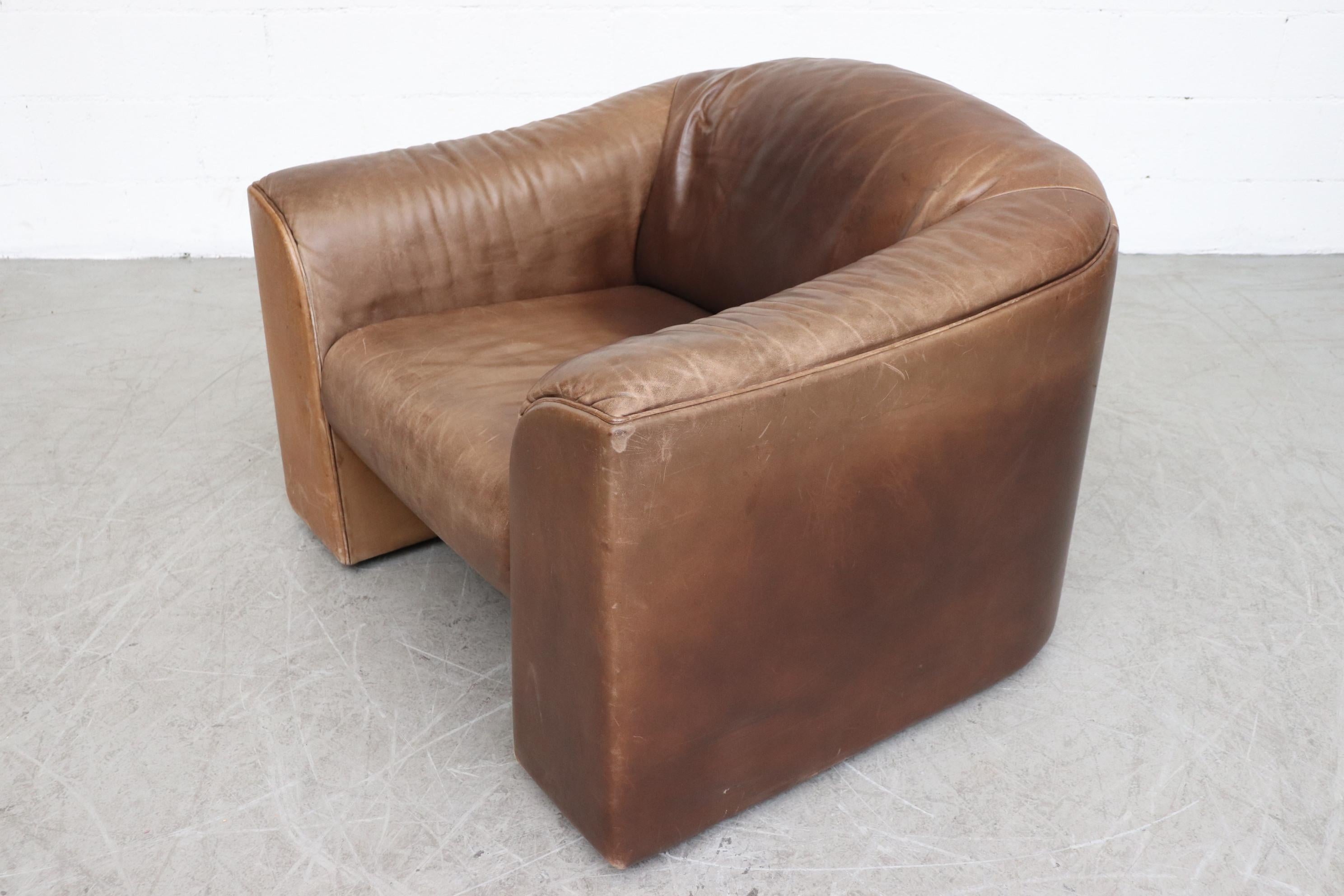 German Walter Knoll Leather Lounge Chair