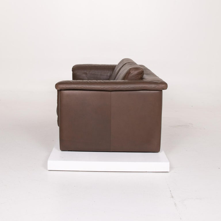 Walter Knoll Leather Sofa Brown Two-Seat For Sale at 1stDibs