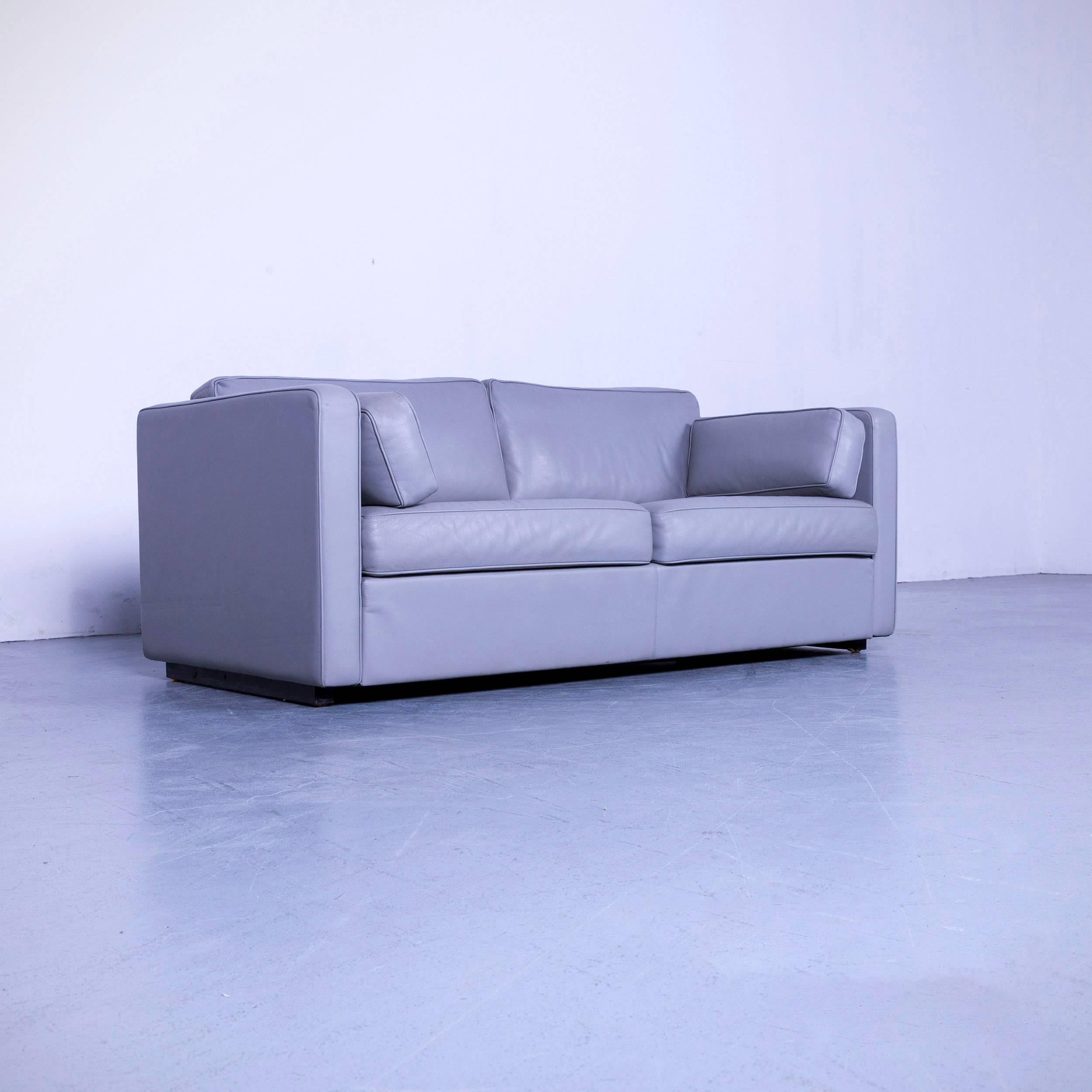 We bring to you an Walter Knoll leather sofa grey two-seat couch.


































  
